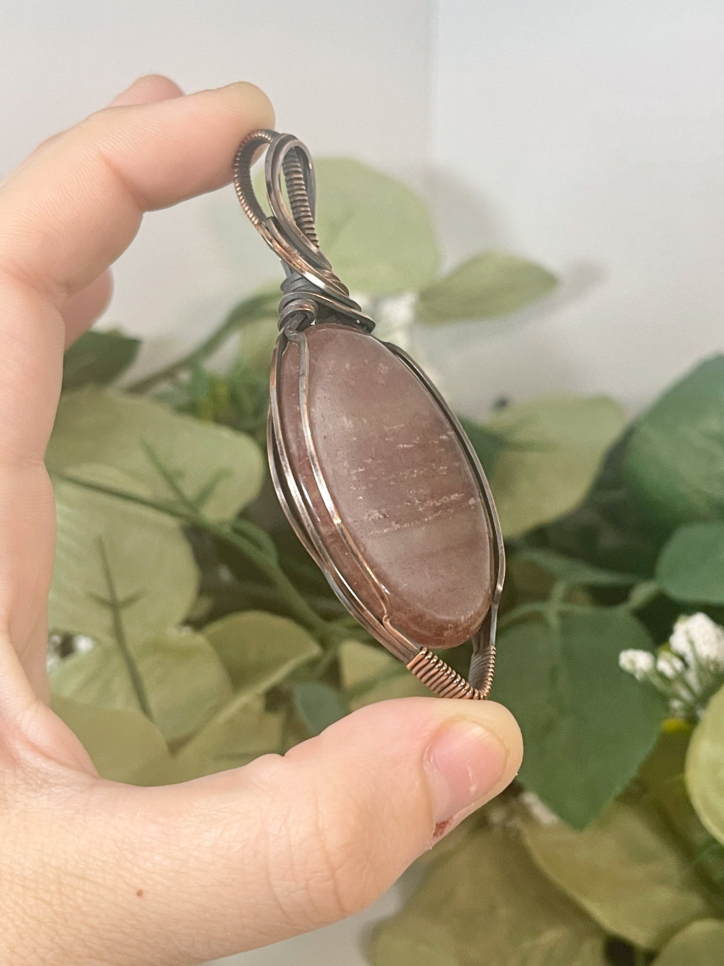 worry stone pendants