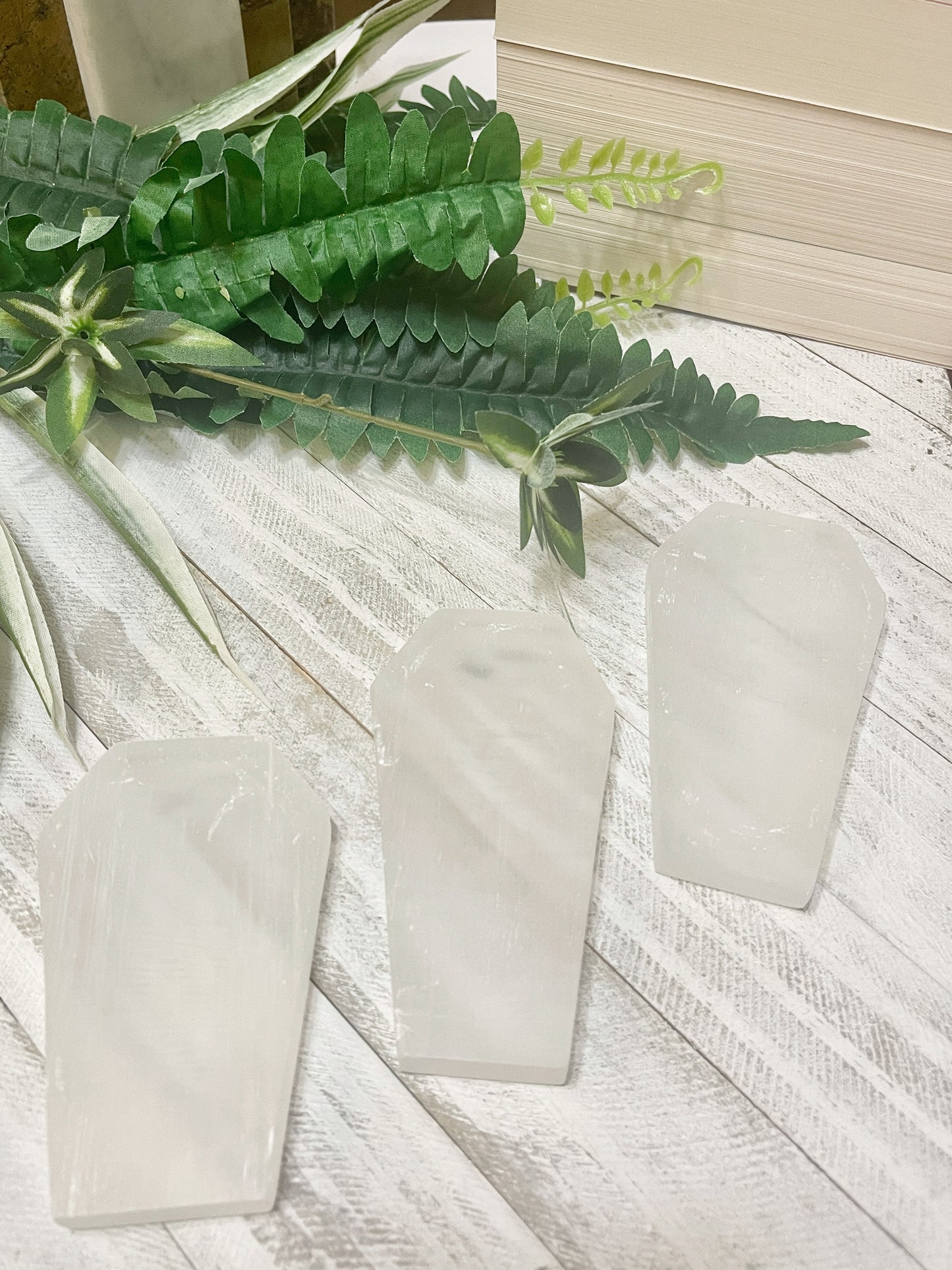 selenite coffin dishes