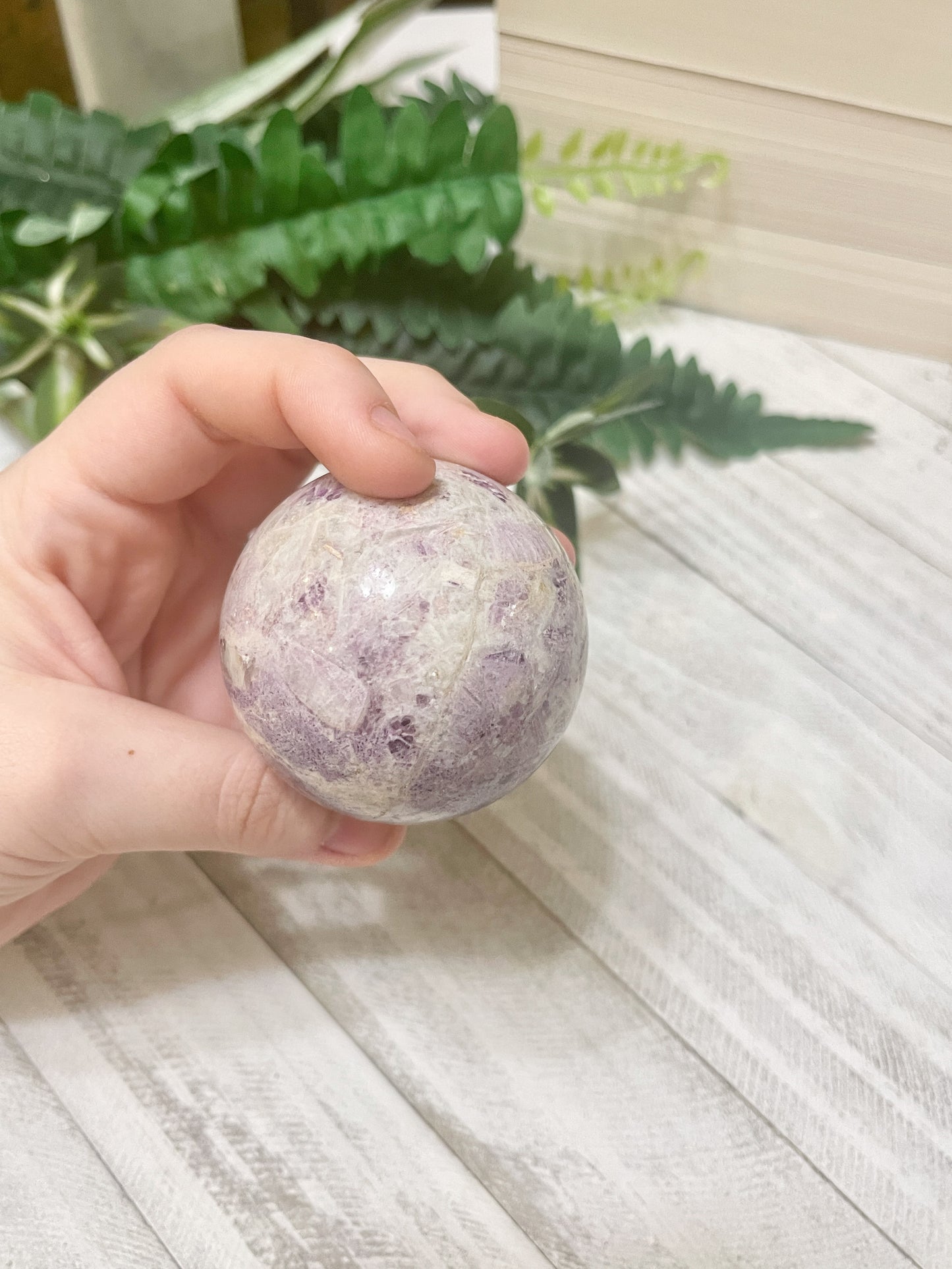 sm fluorite sphere