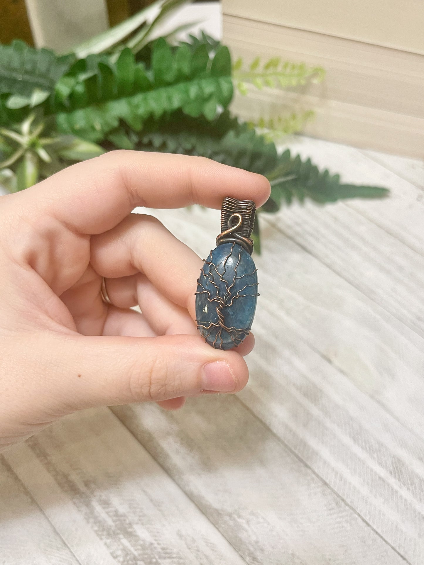 tree of life collection - blue apatite