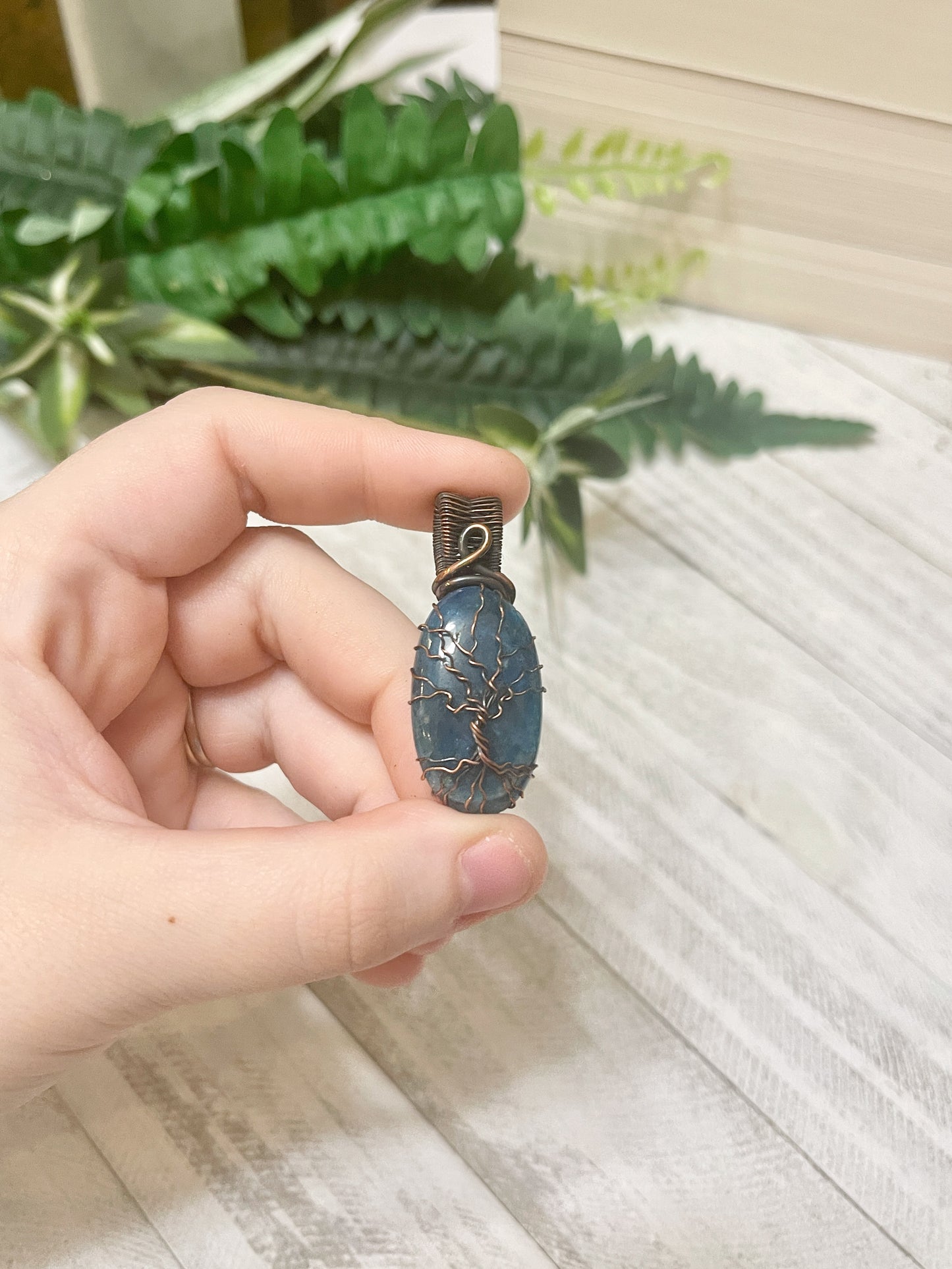 tree of life collection - blue apatite