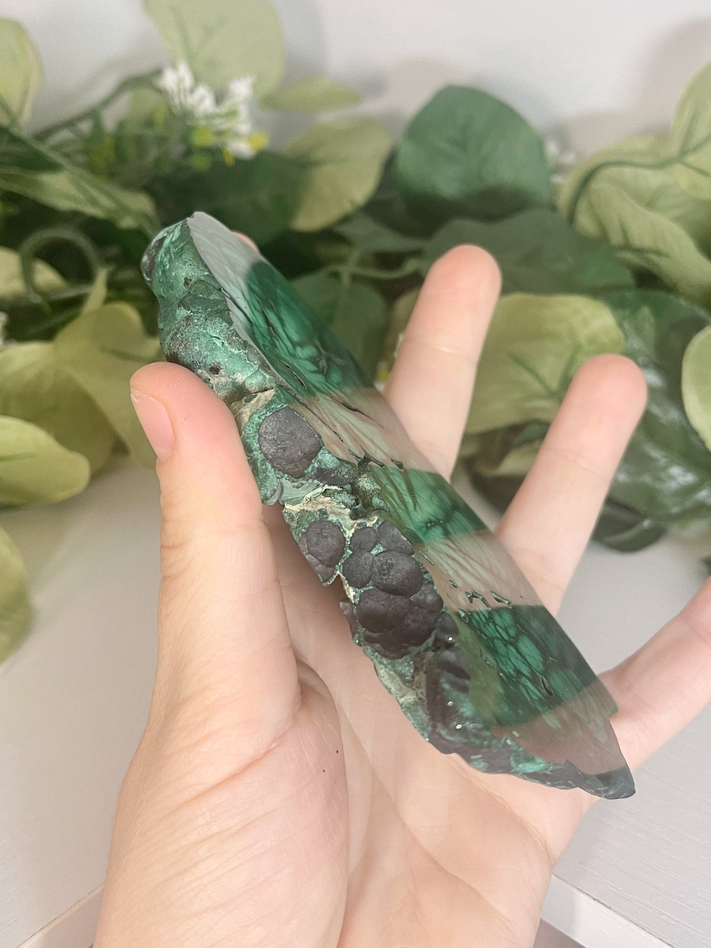 malachite slab
