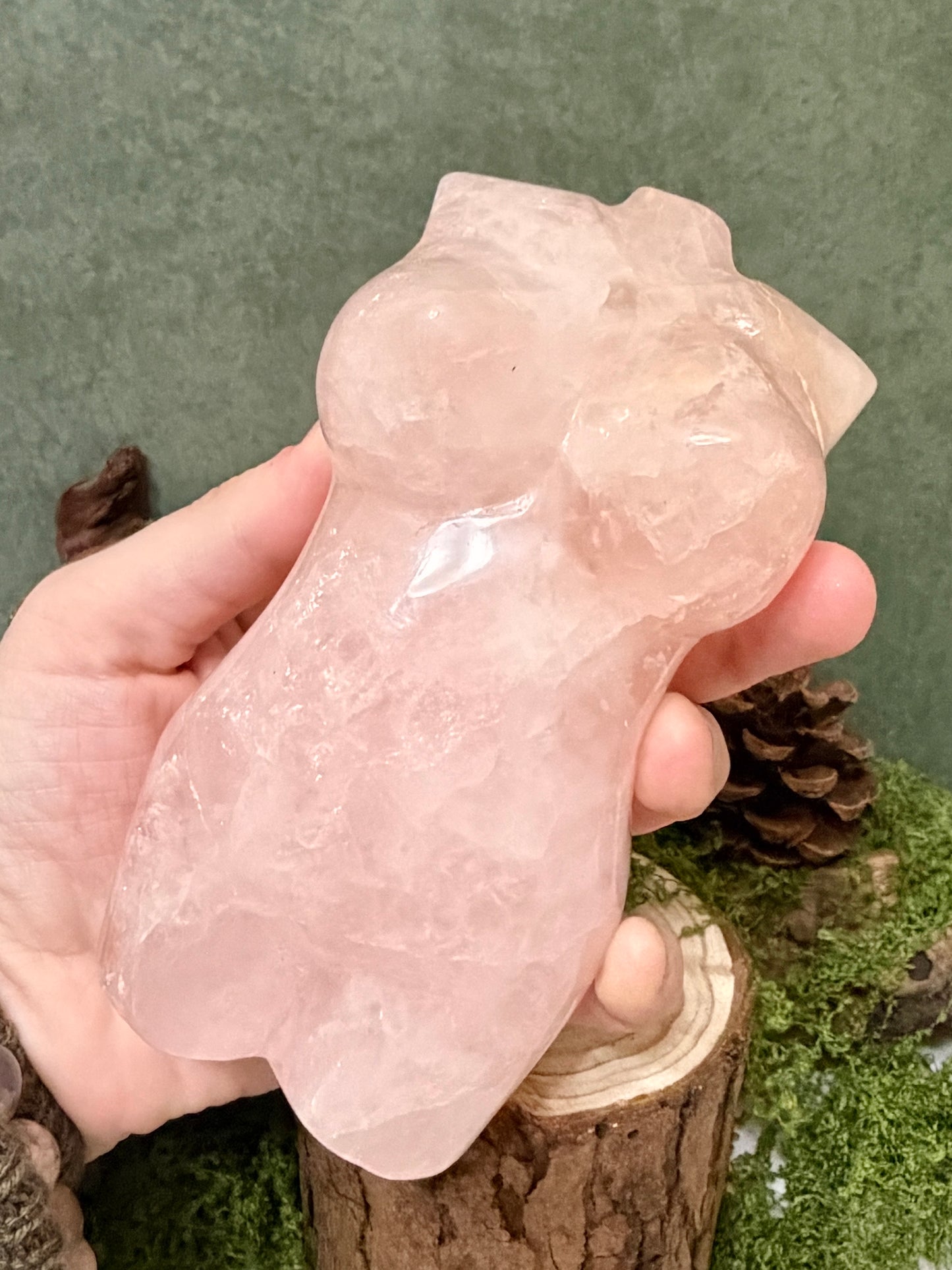MD rose quartz goddess