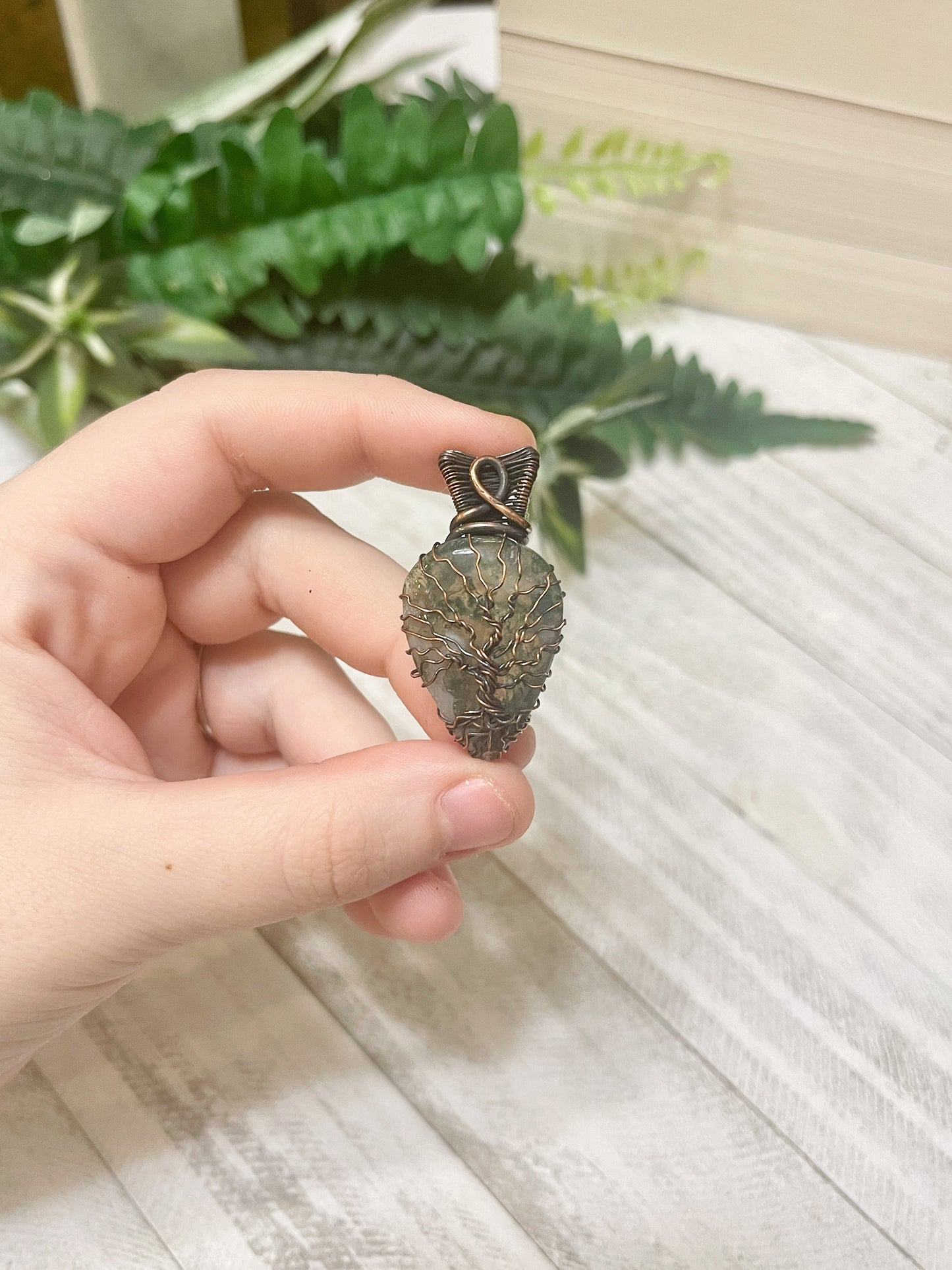 tree of life collection - moss agate