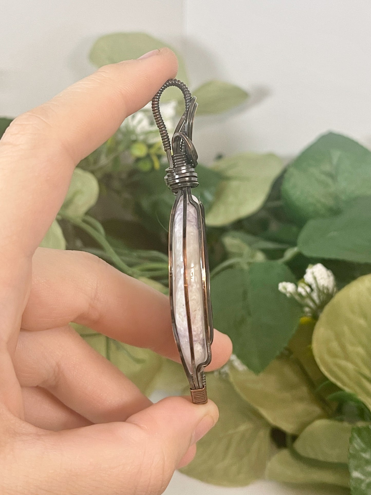 worry stone pendants