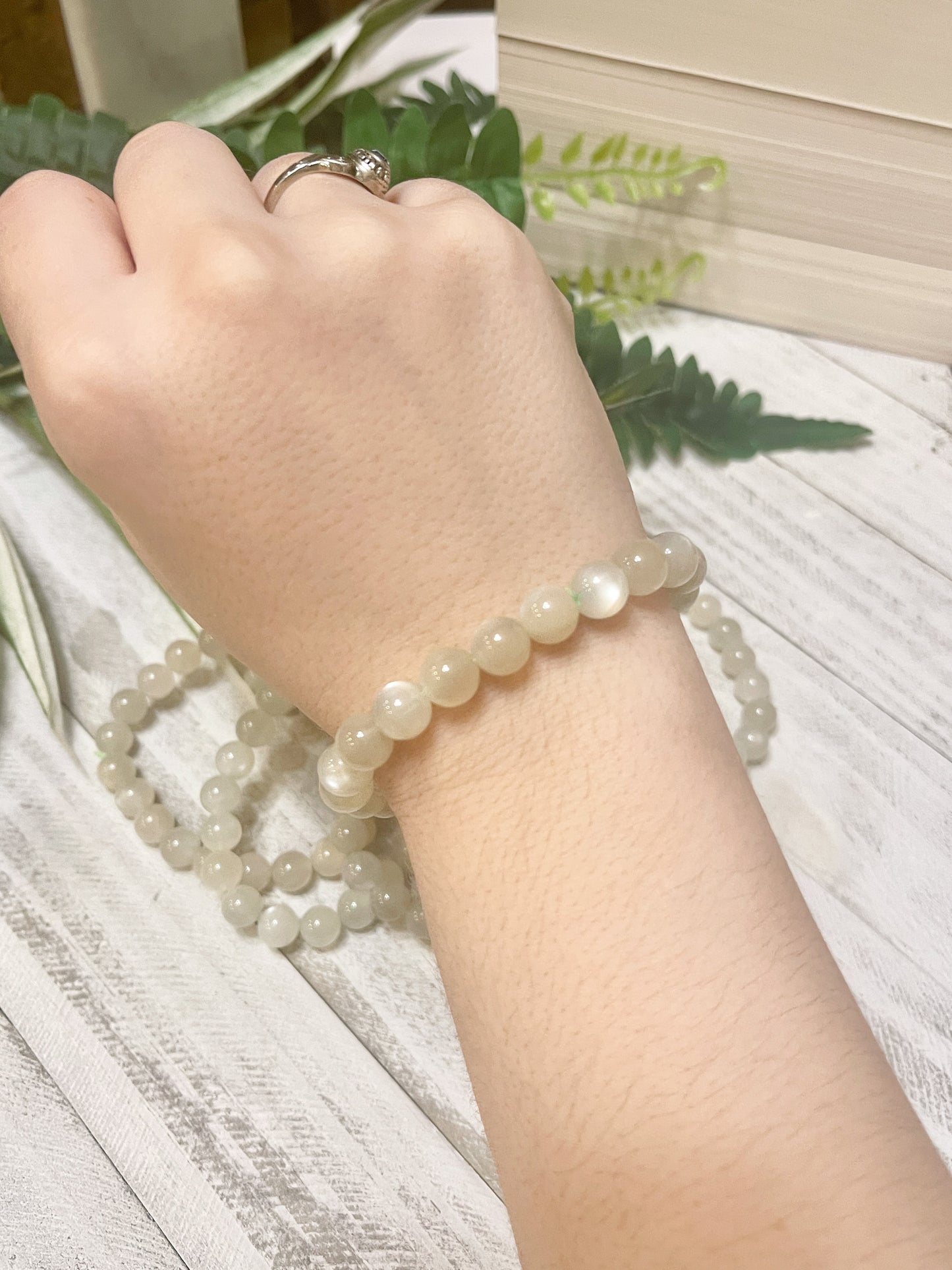 green moonstone bracelets