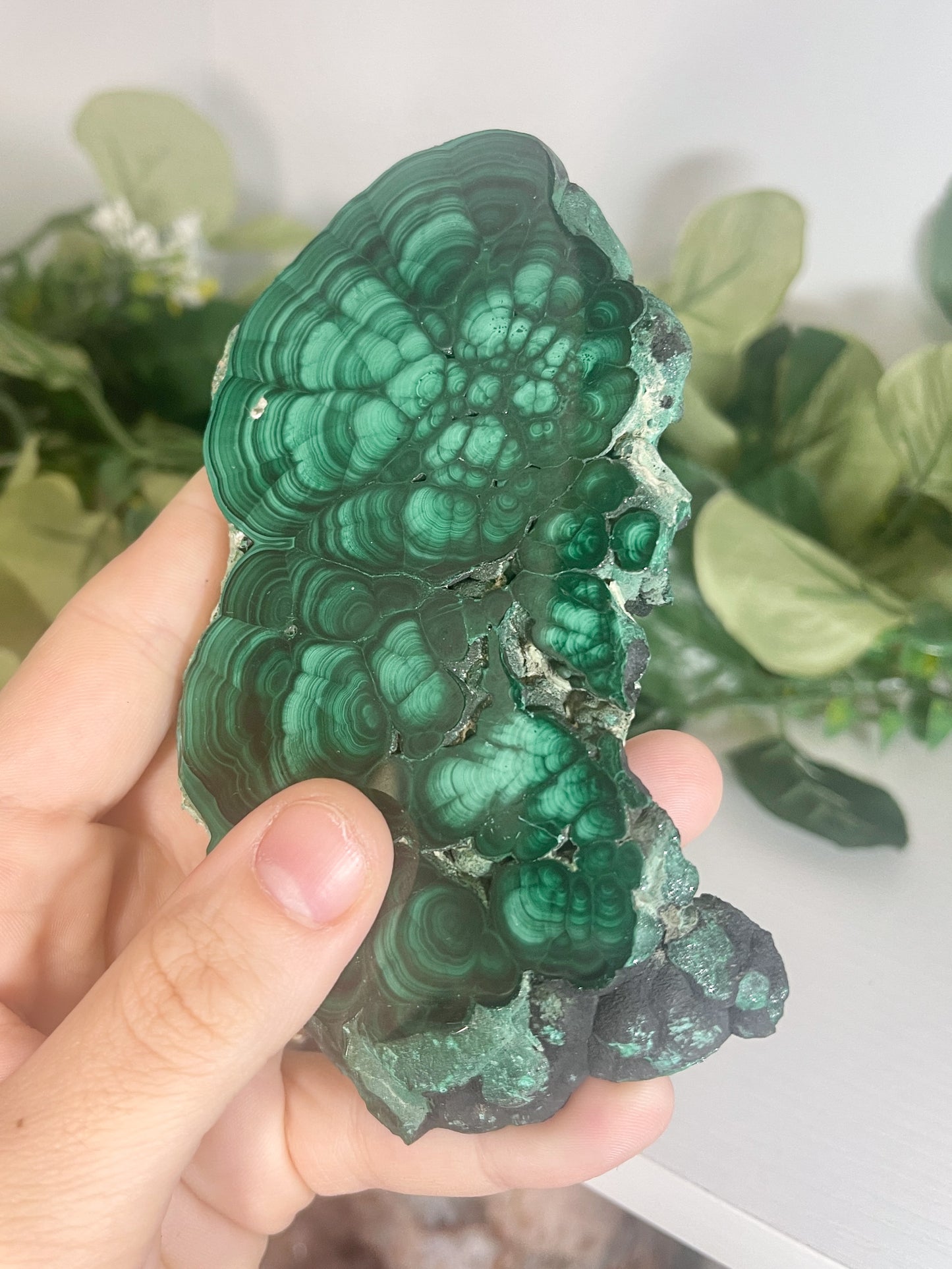 malachite slab
