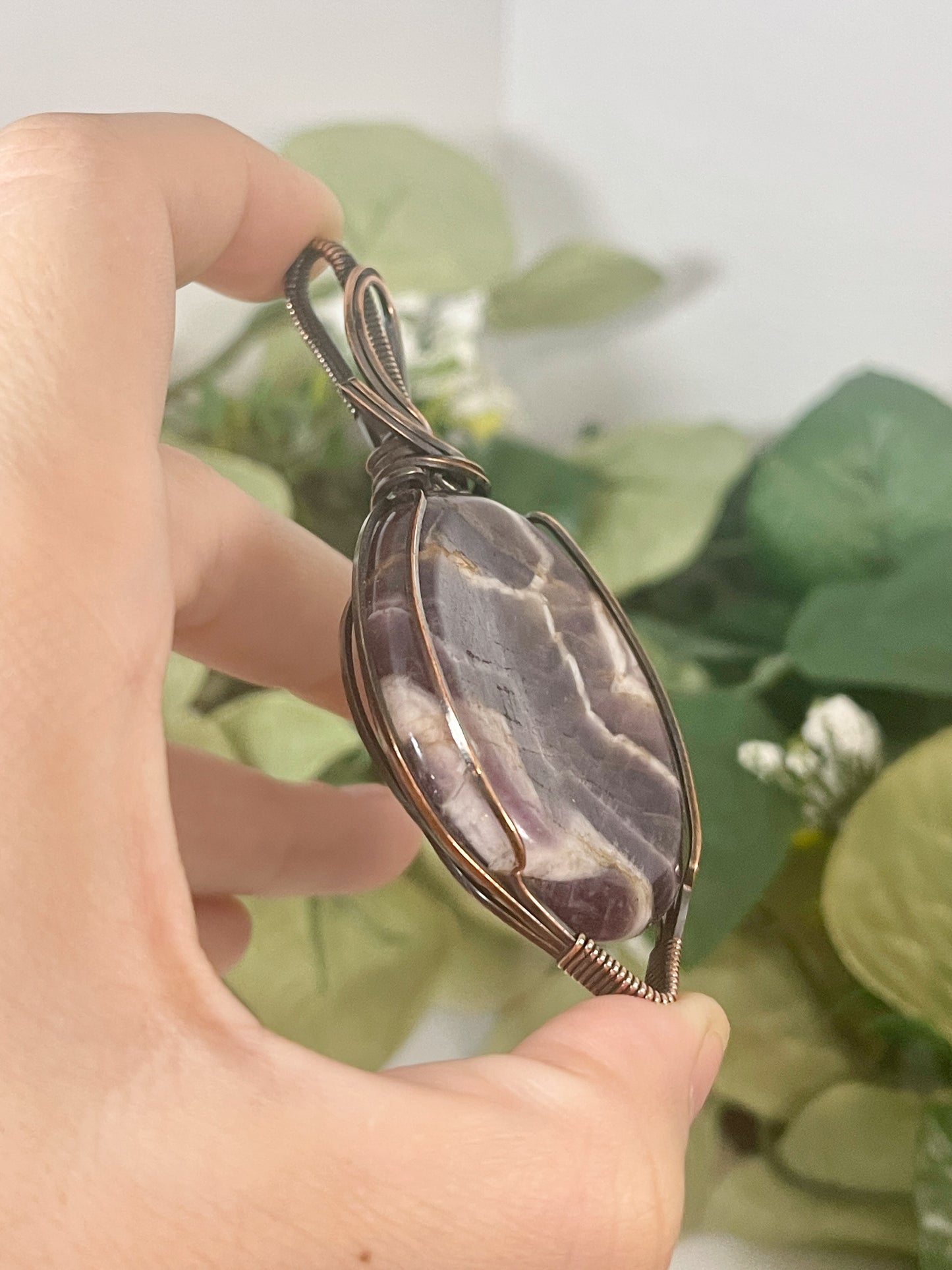 worry stone pendants