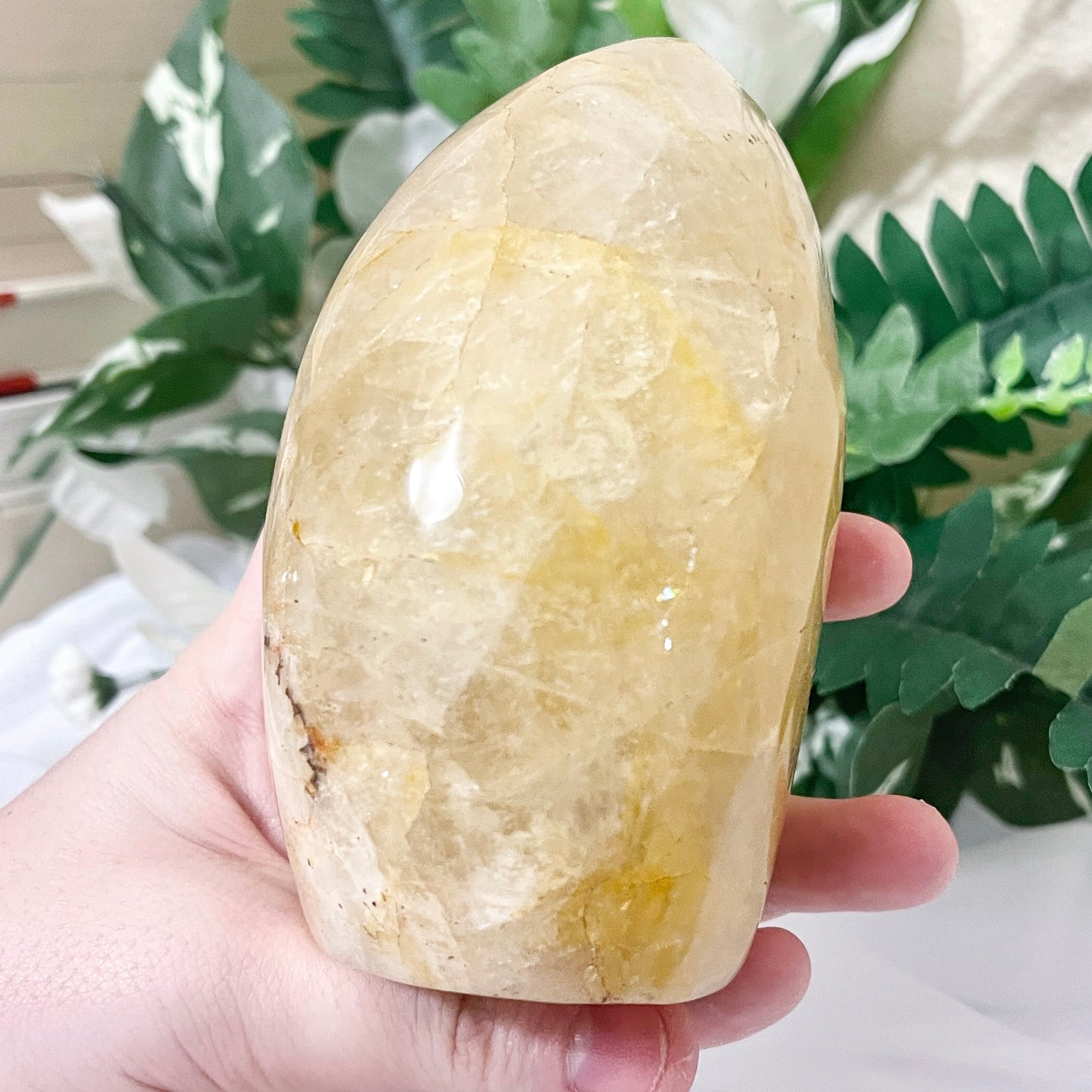 lemon quartz freeform