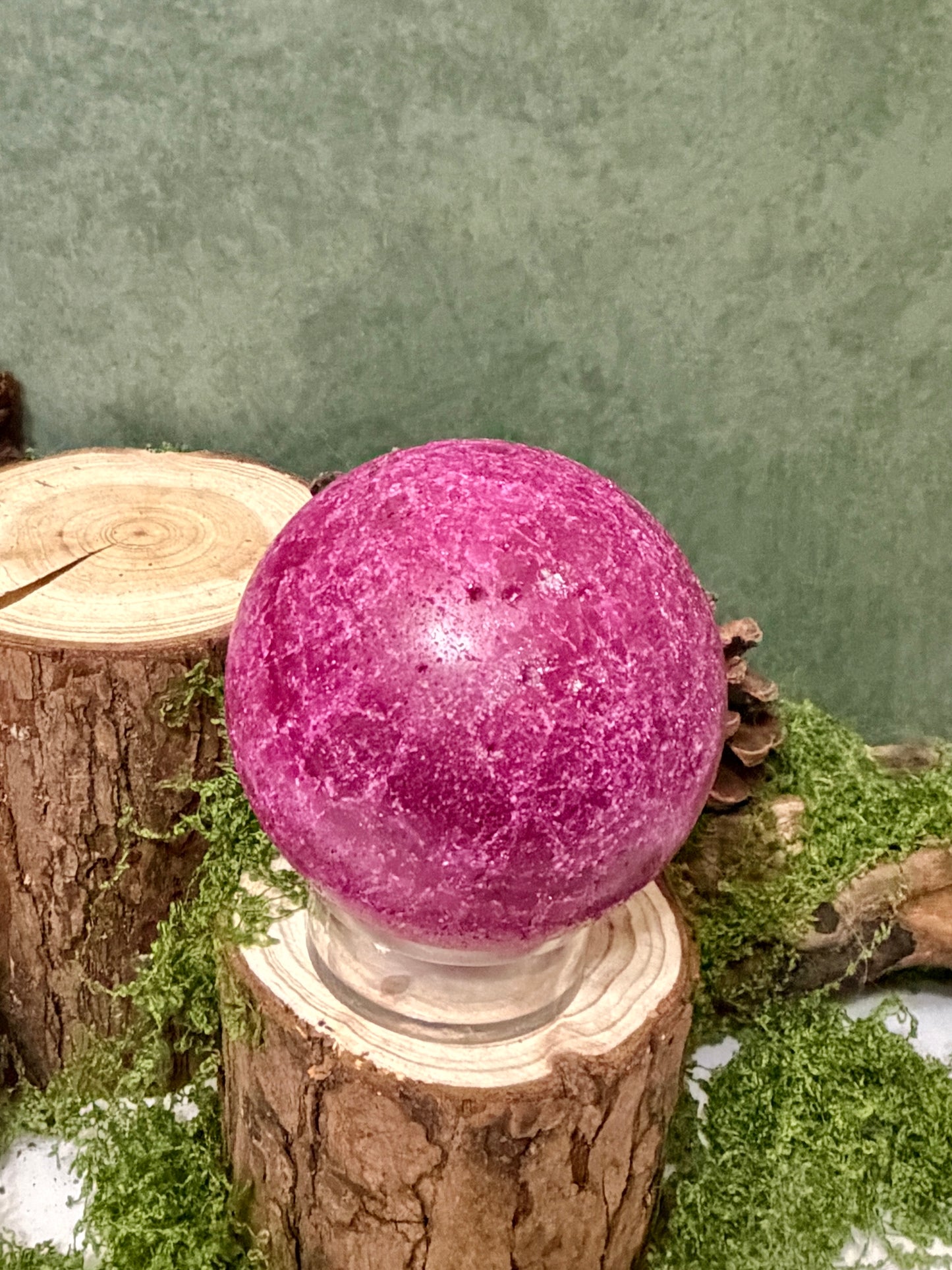 raw ruby sphere