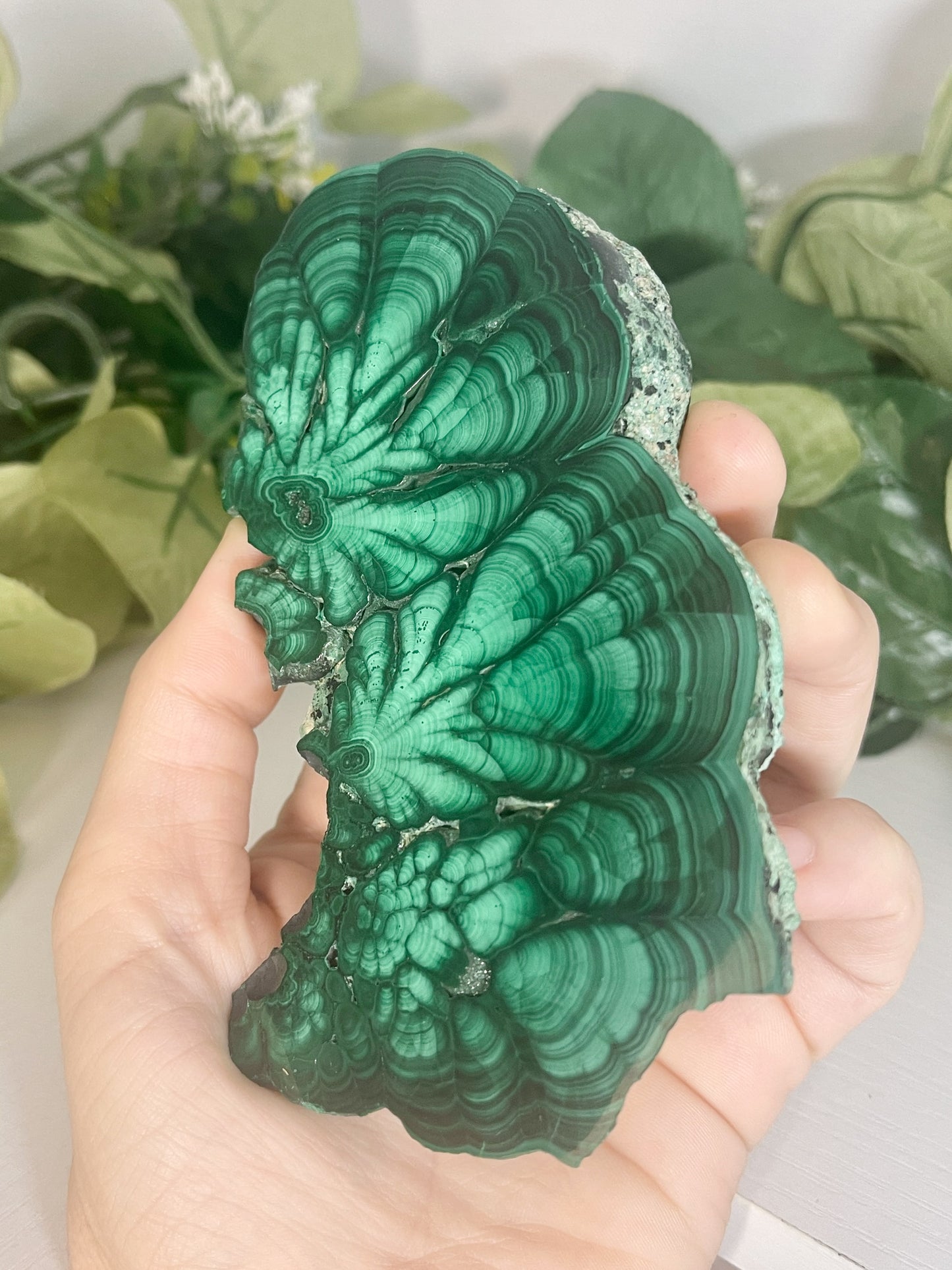 malachite slab