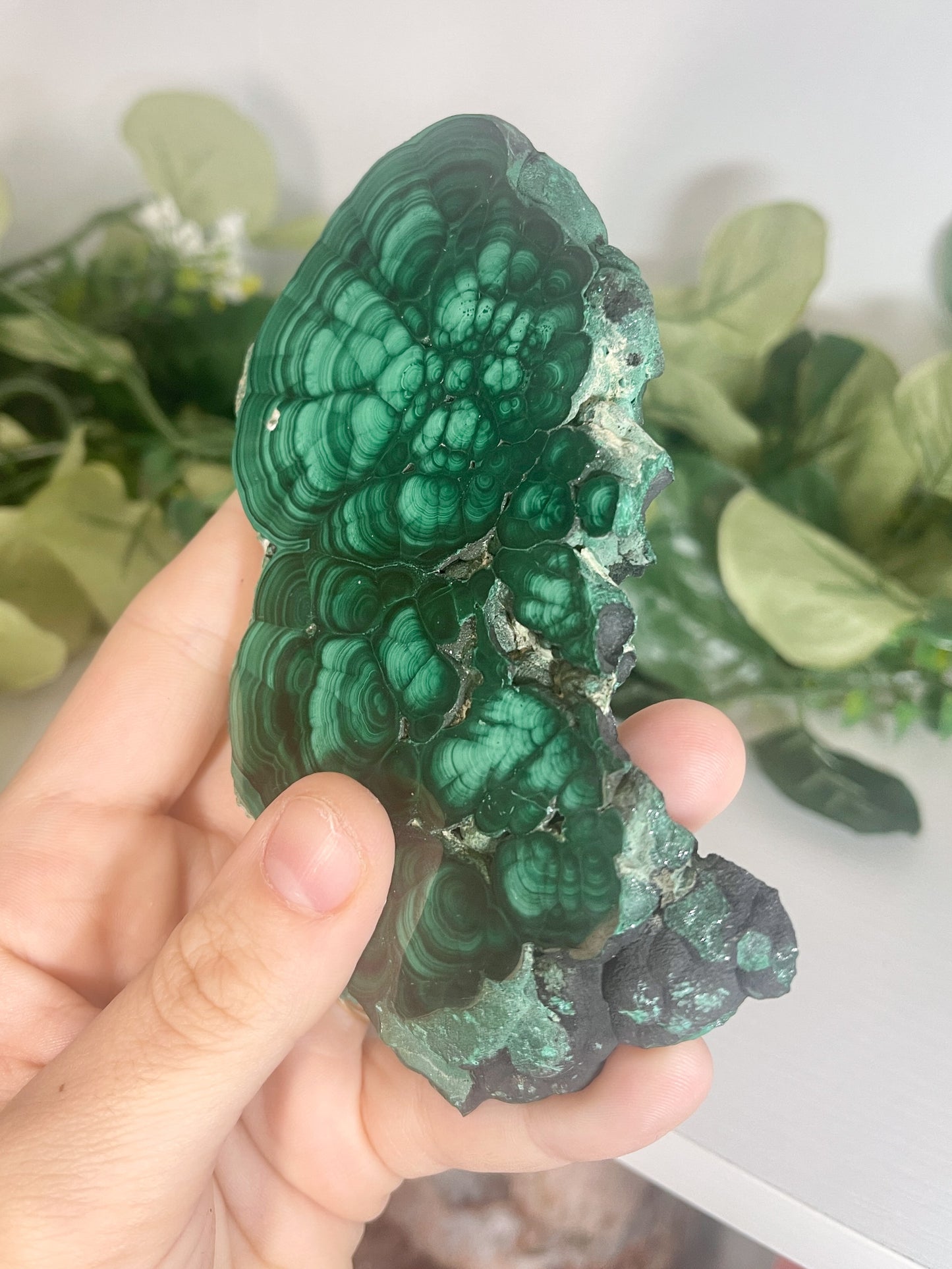 malachite slab