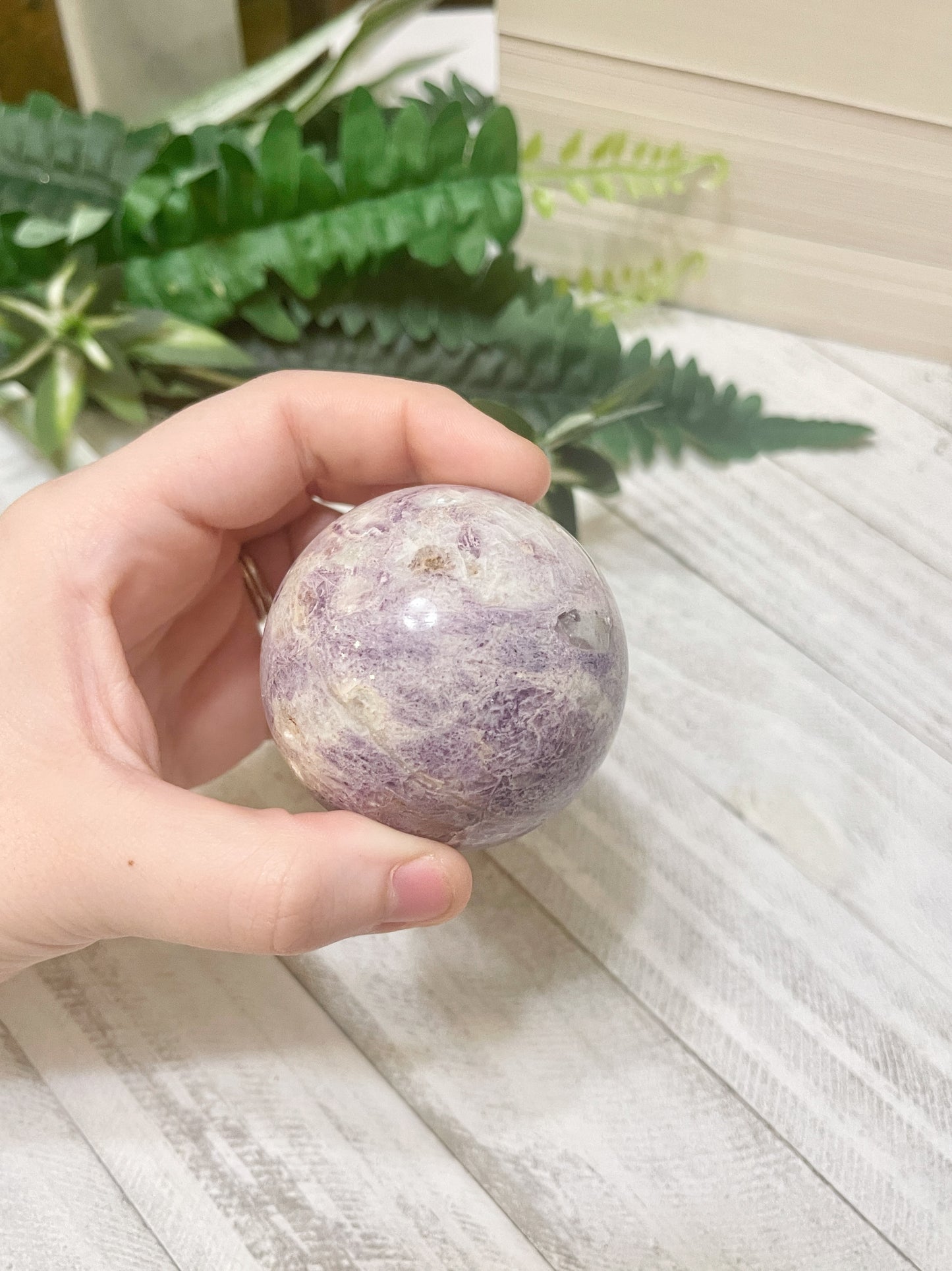 sm fluorite sphere