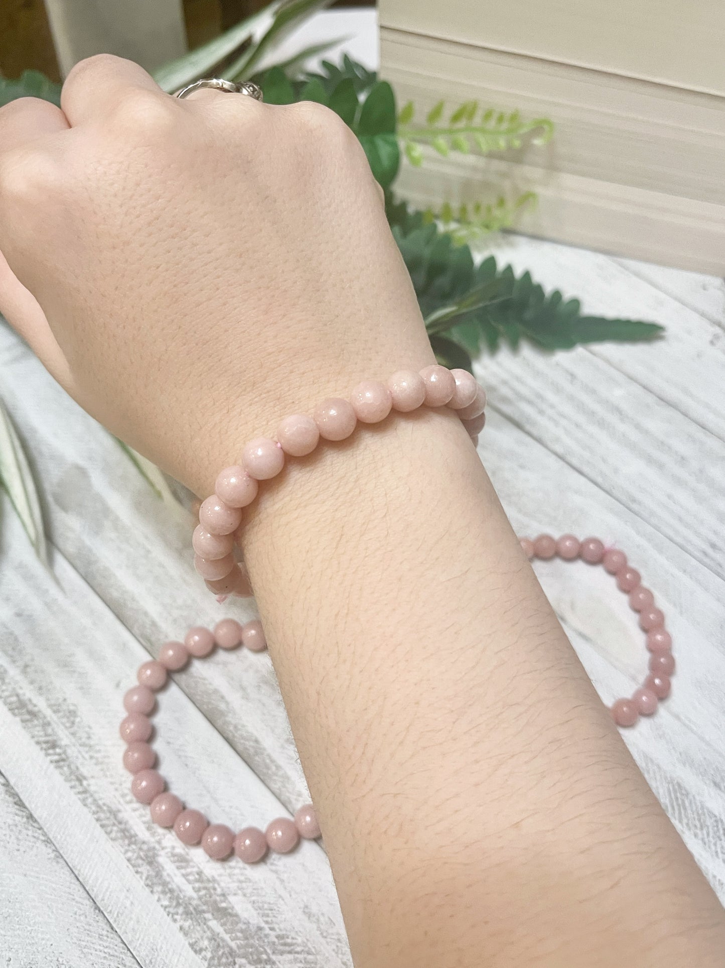 pink opal bracelets