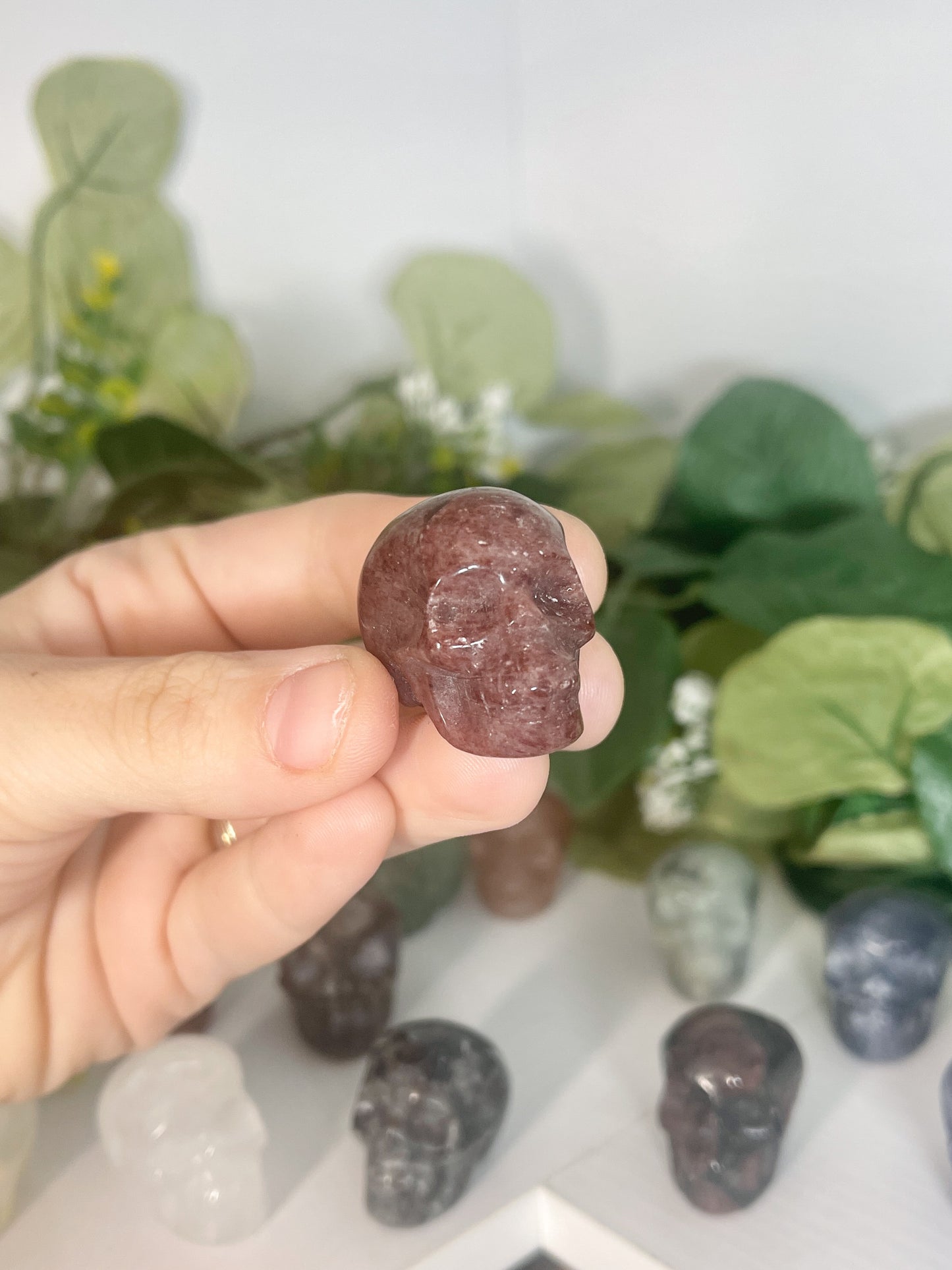 mini skull carvings