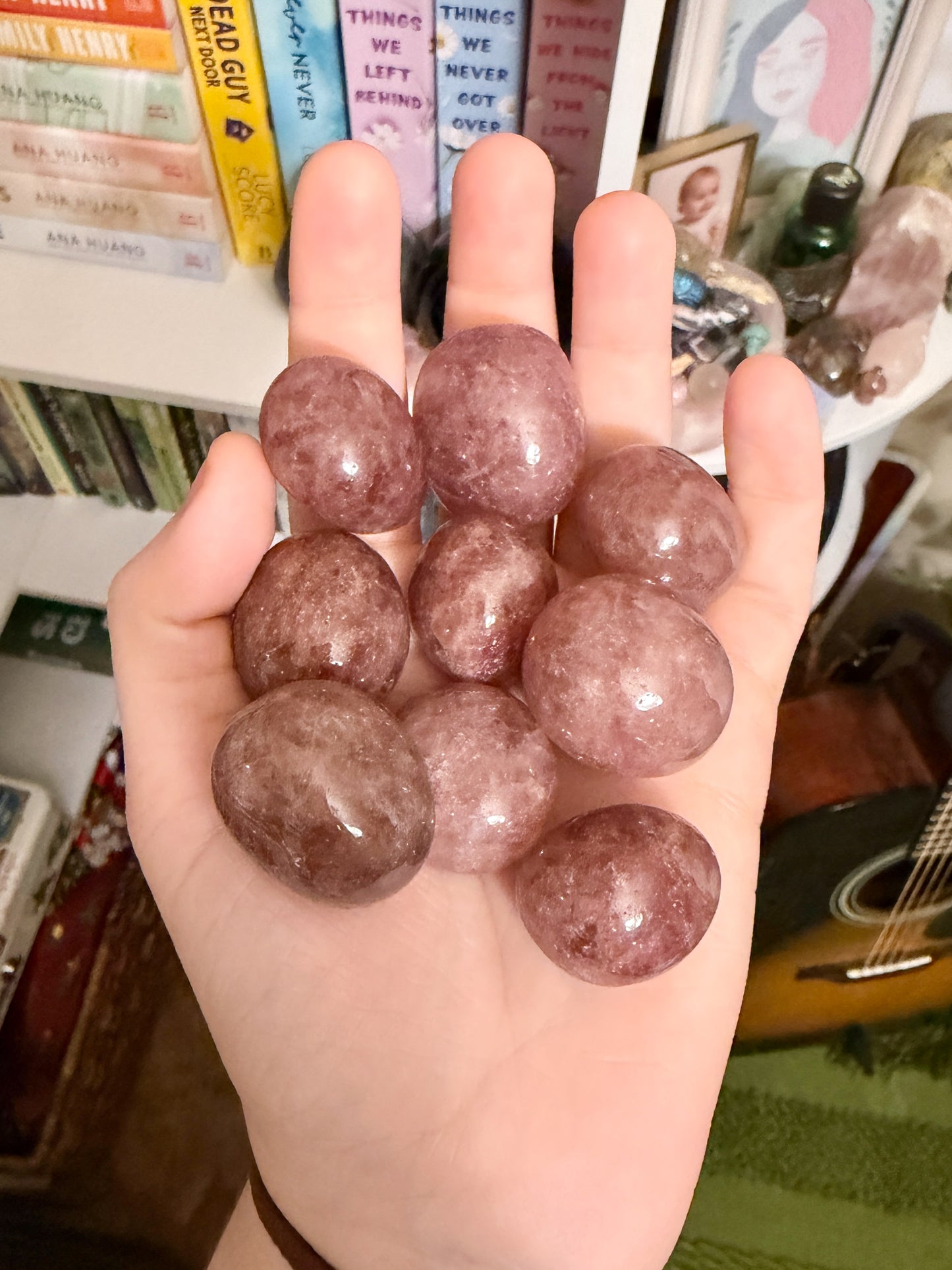 strawberry quartz tumbles