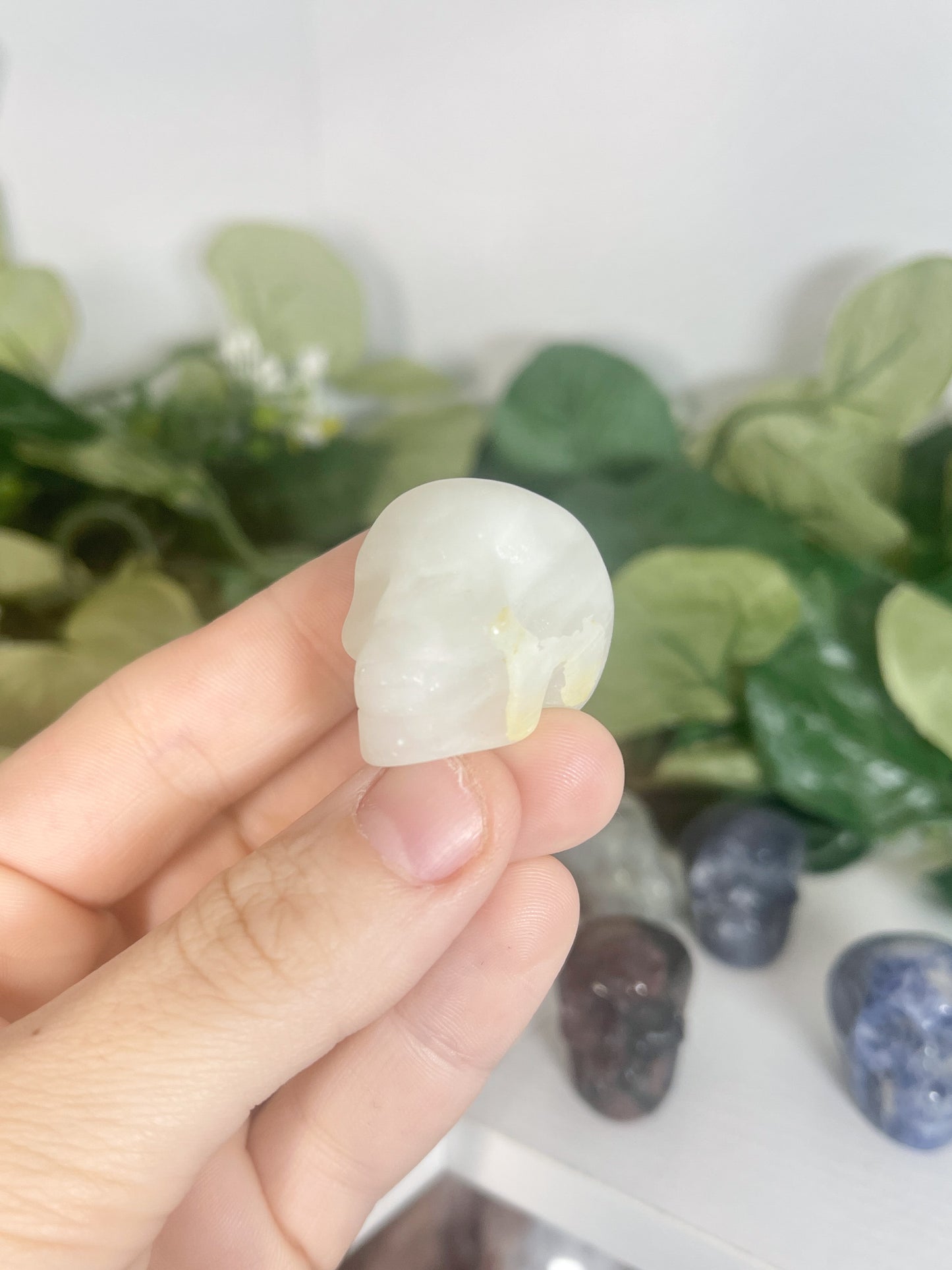 mini skull carvings