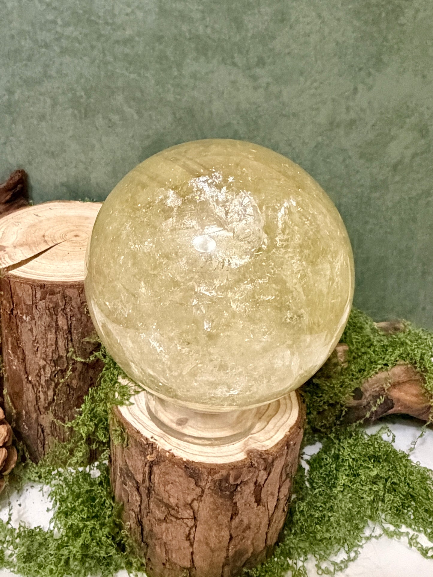 XL citrine sphere