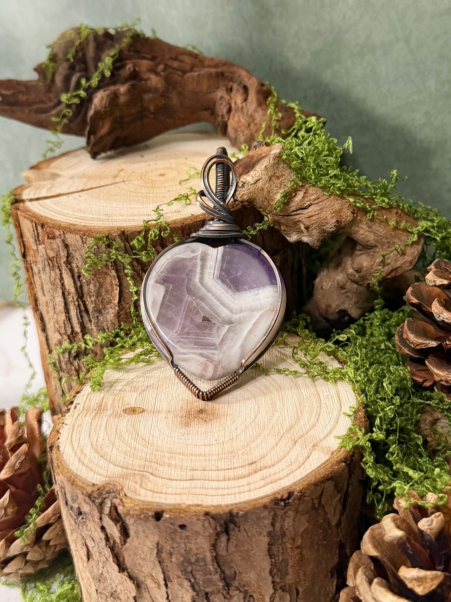 worry stone pendants