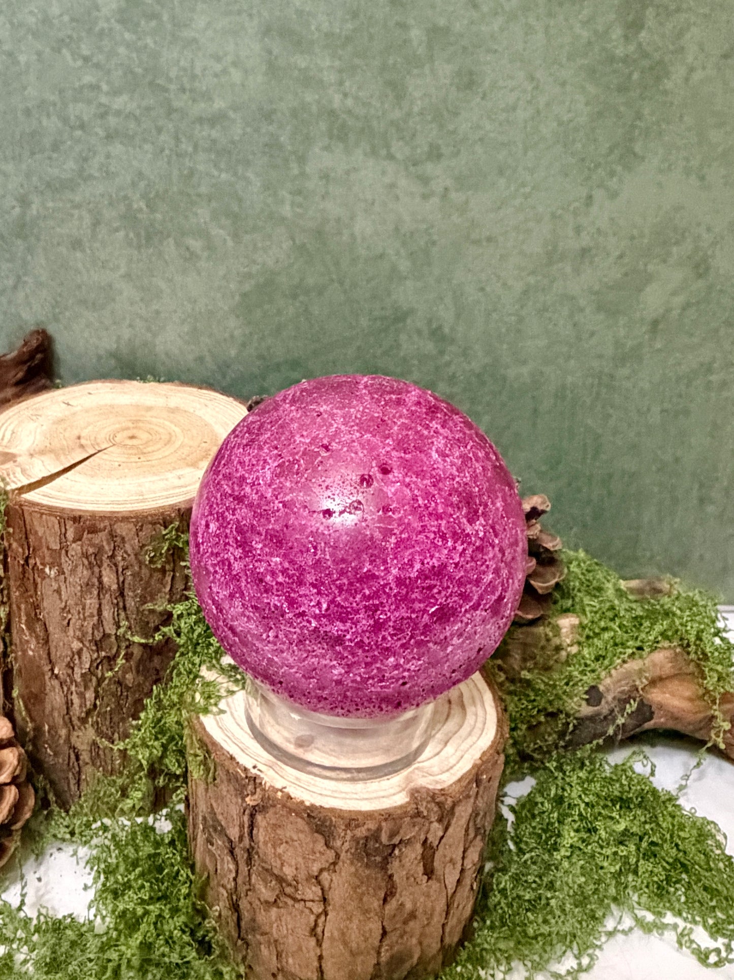 raw ruby sphere