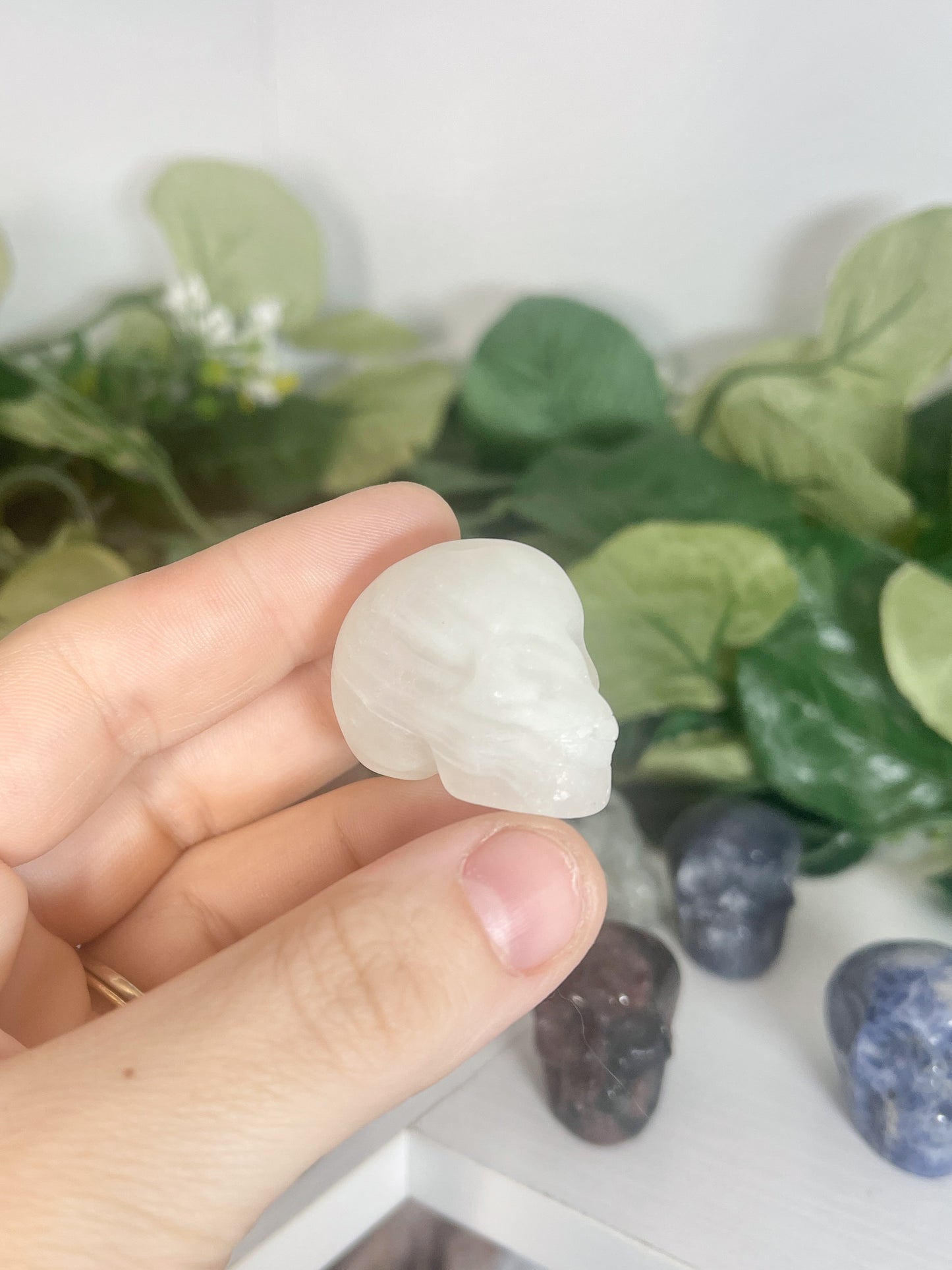 mini skull carvings