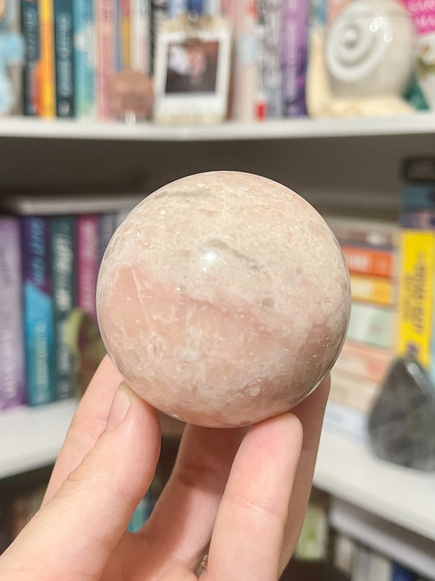 pink opal sphere