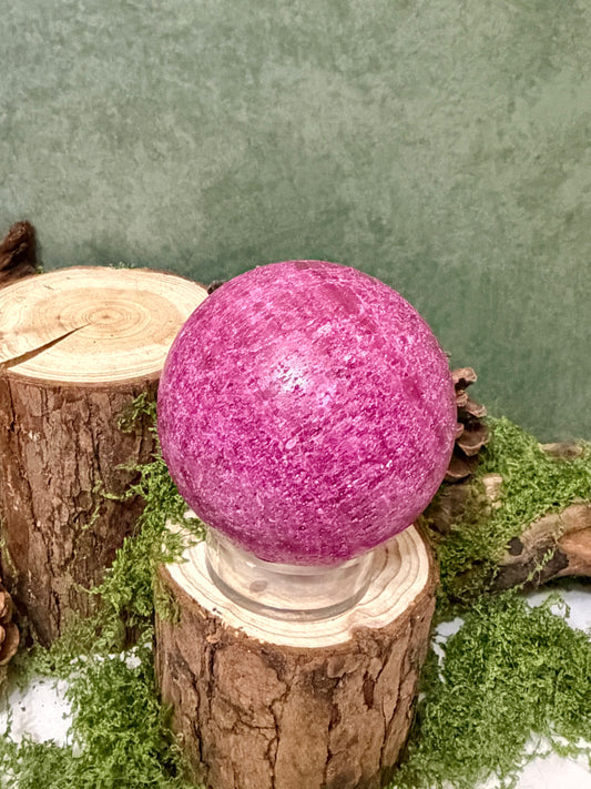 raw ruby sphere