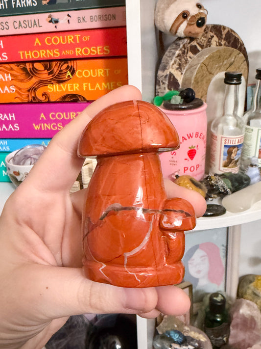 red jasper mushroom cluster