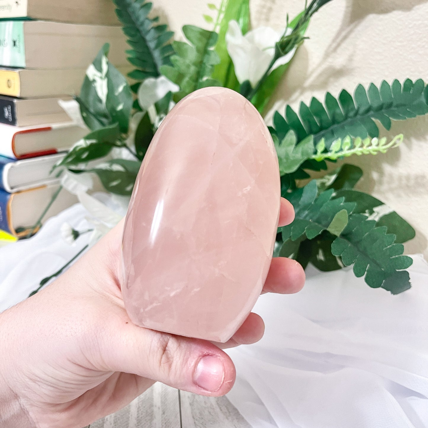 rose quartz freeform (L)