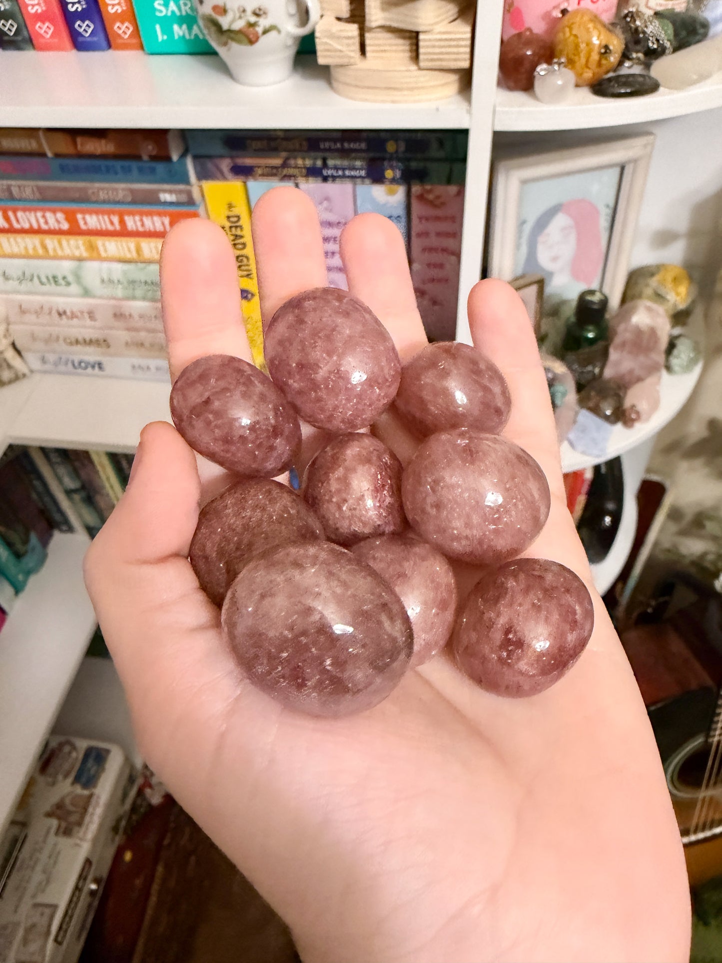 strawberry quartz tumbles