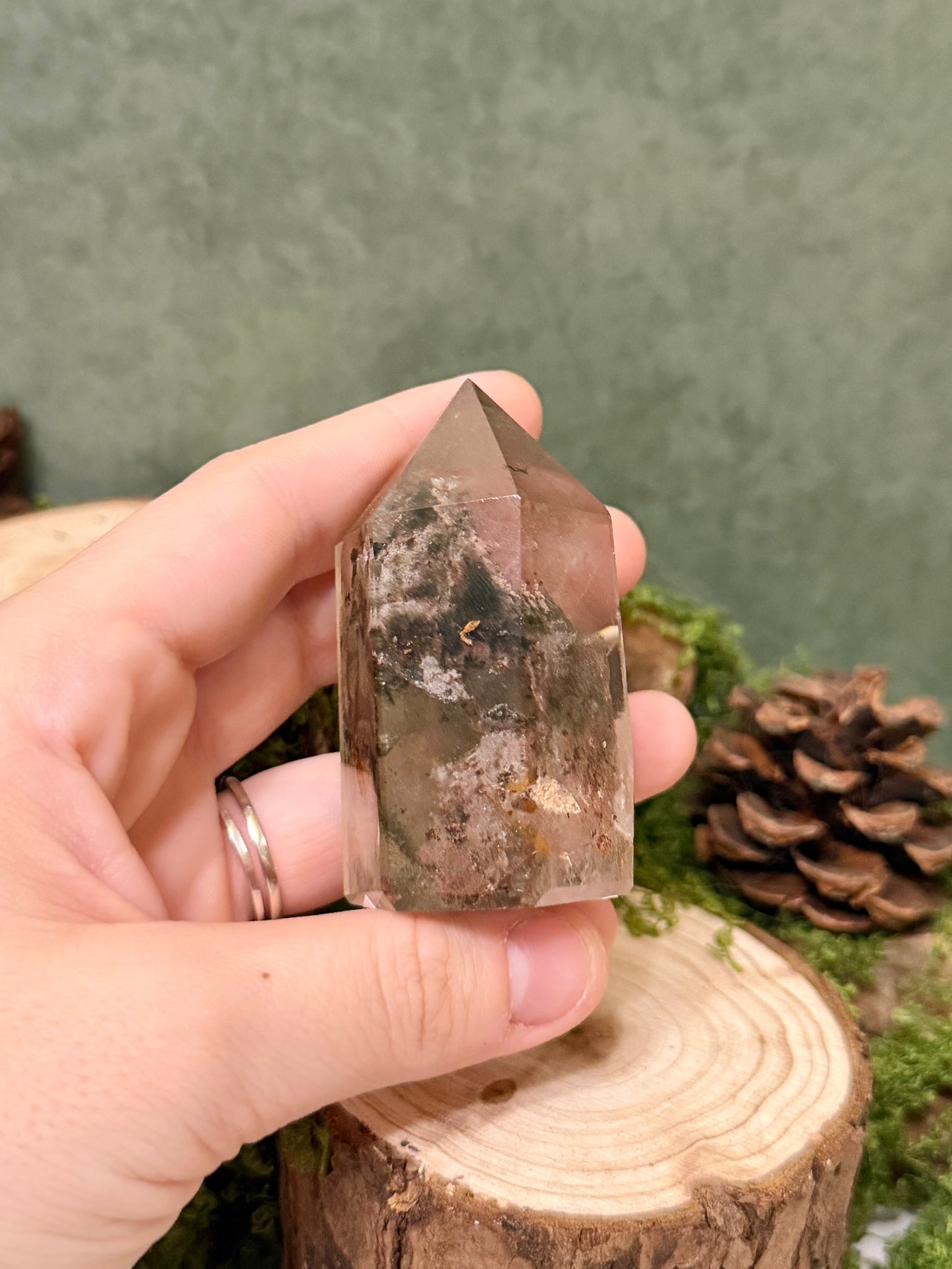 garden quartz tower