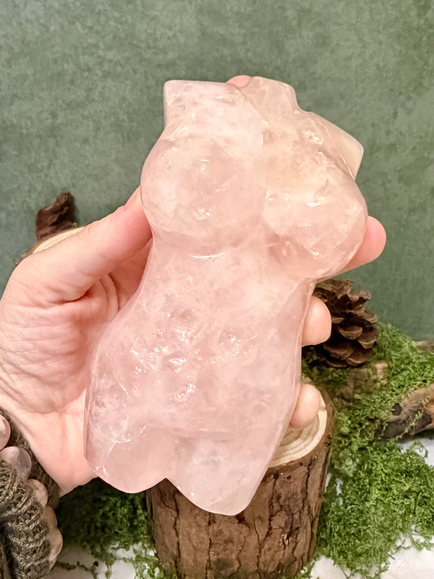 MD rose quartz goddess