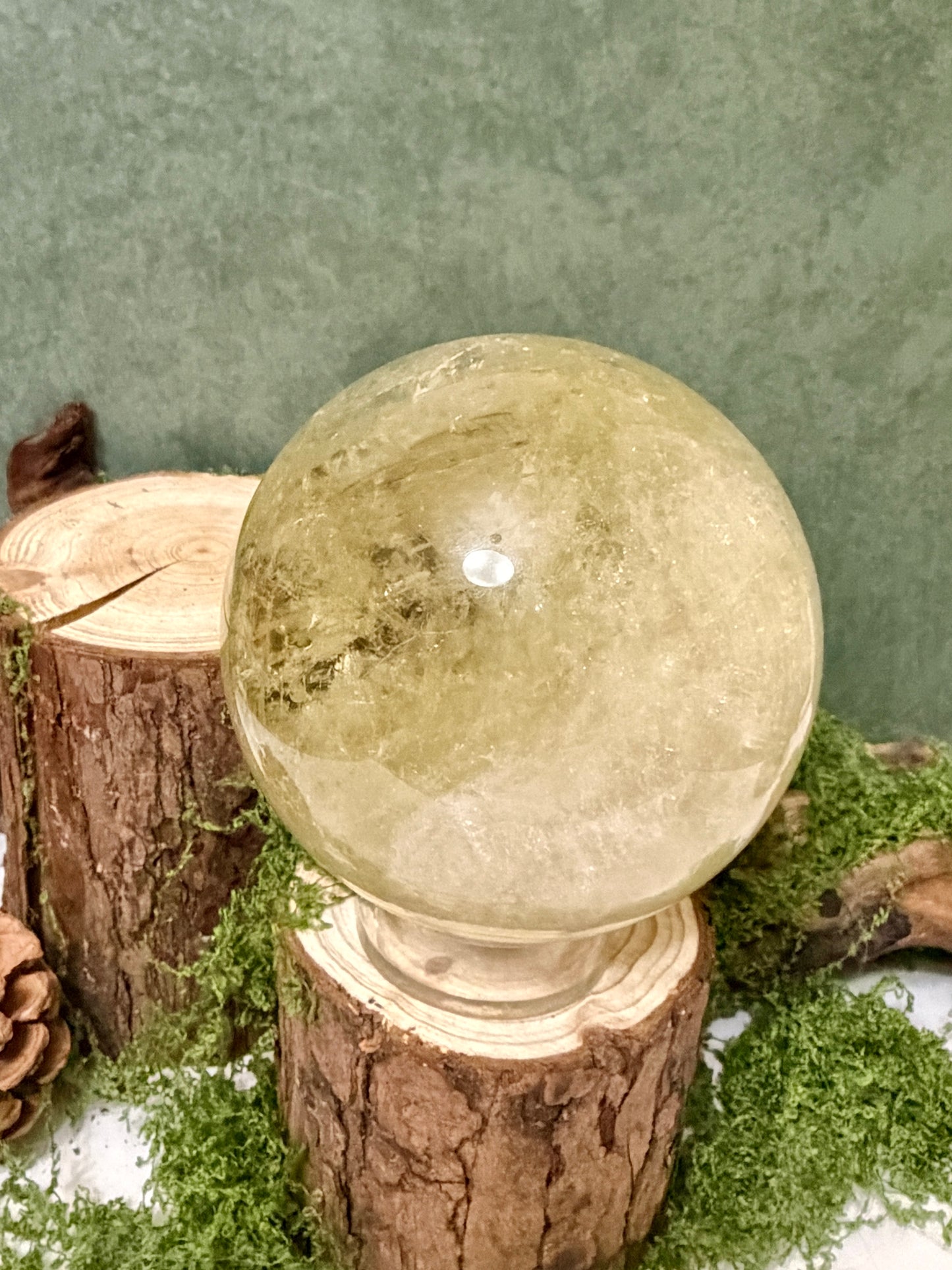 XL citrine sphere