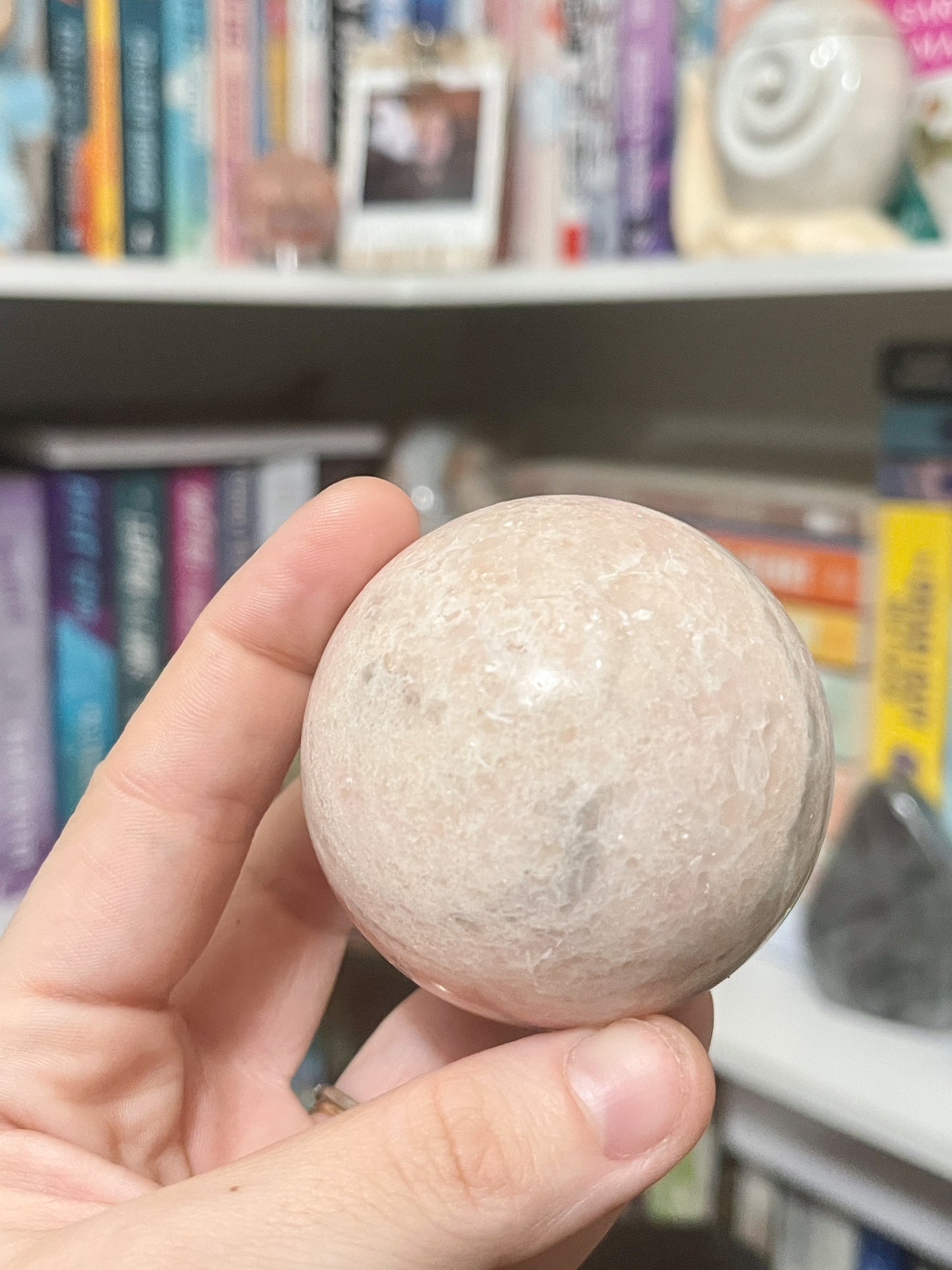 pink opal sphere