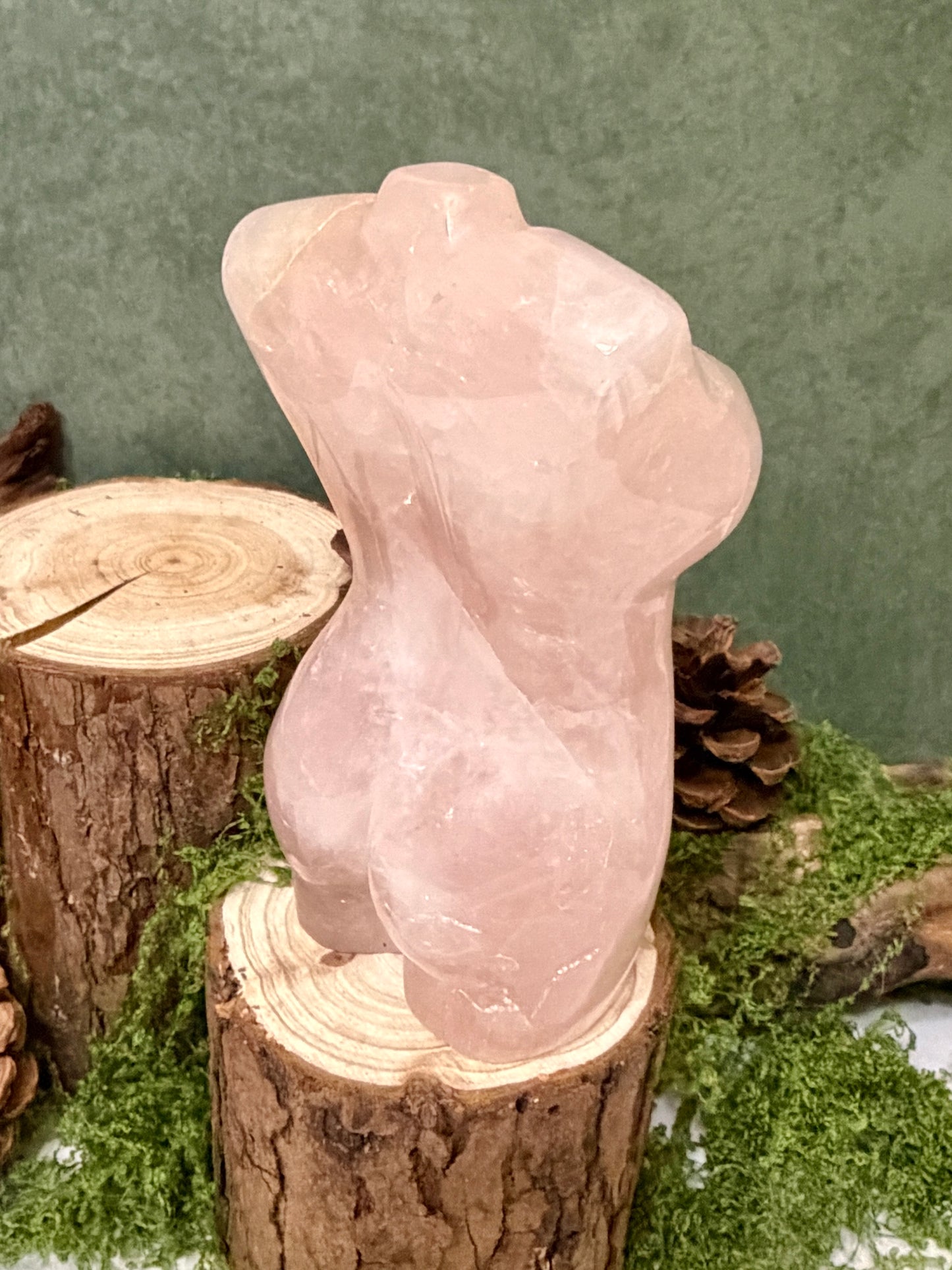 MD rose quartz goddess