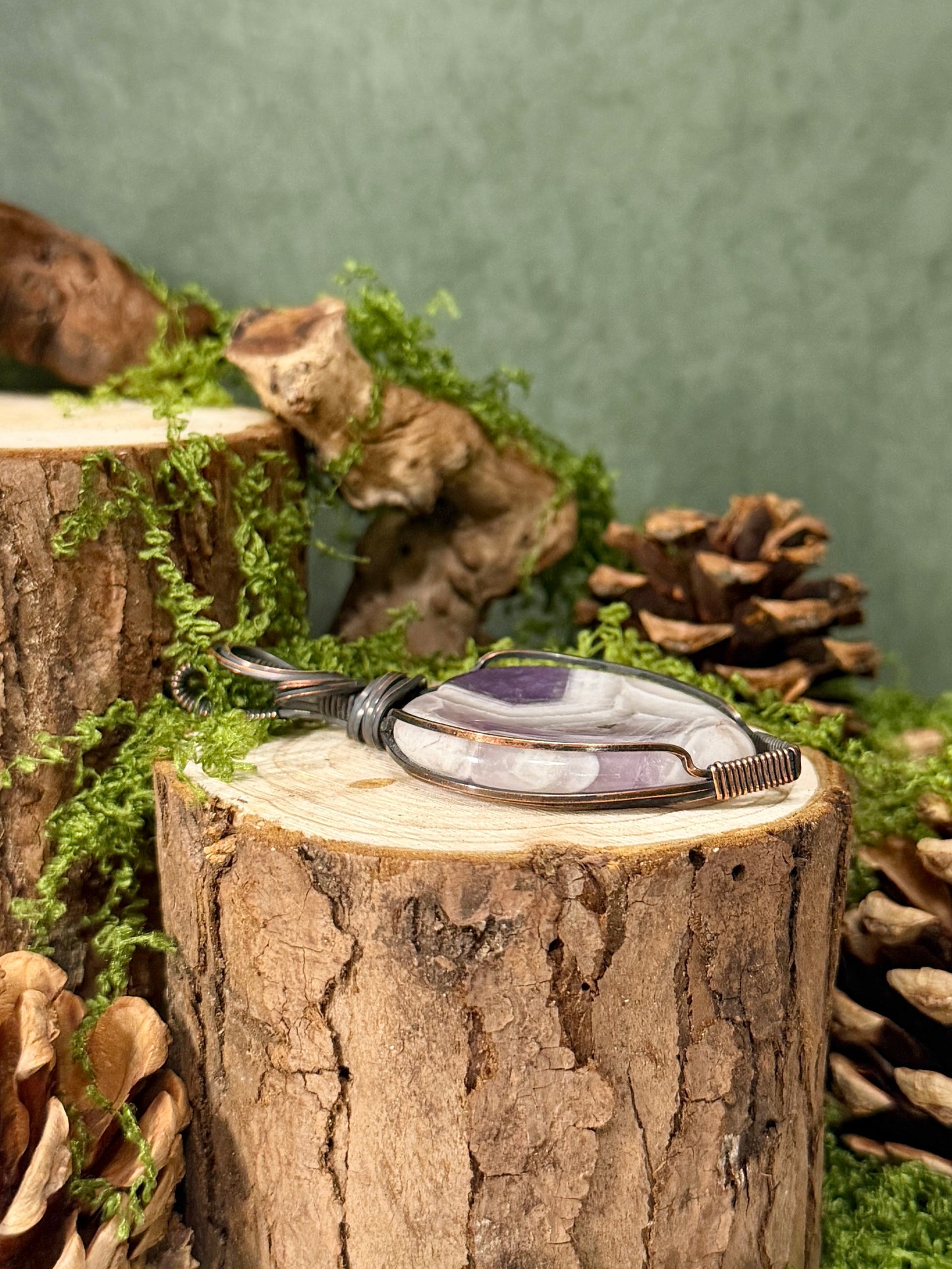 worry stone pendants