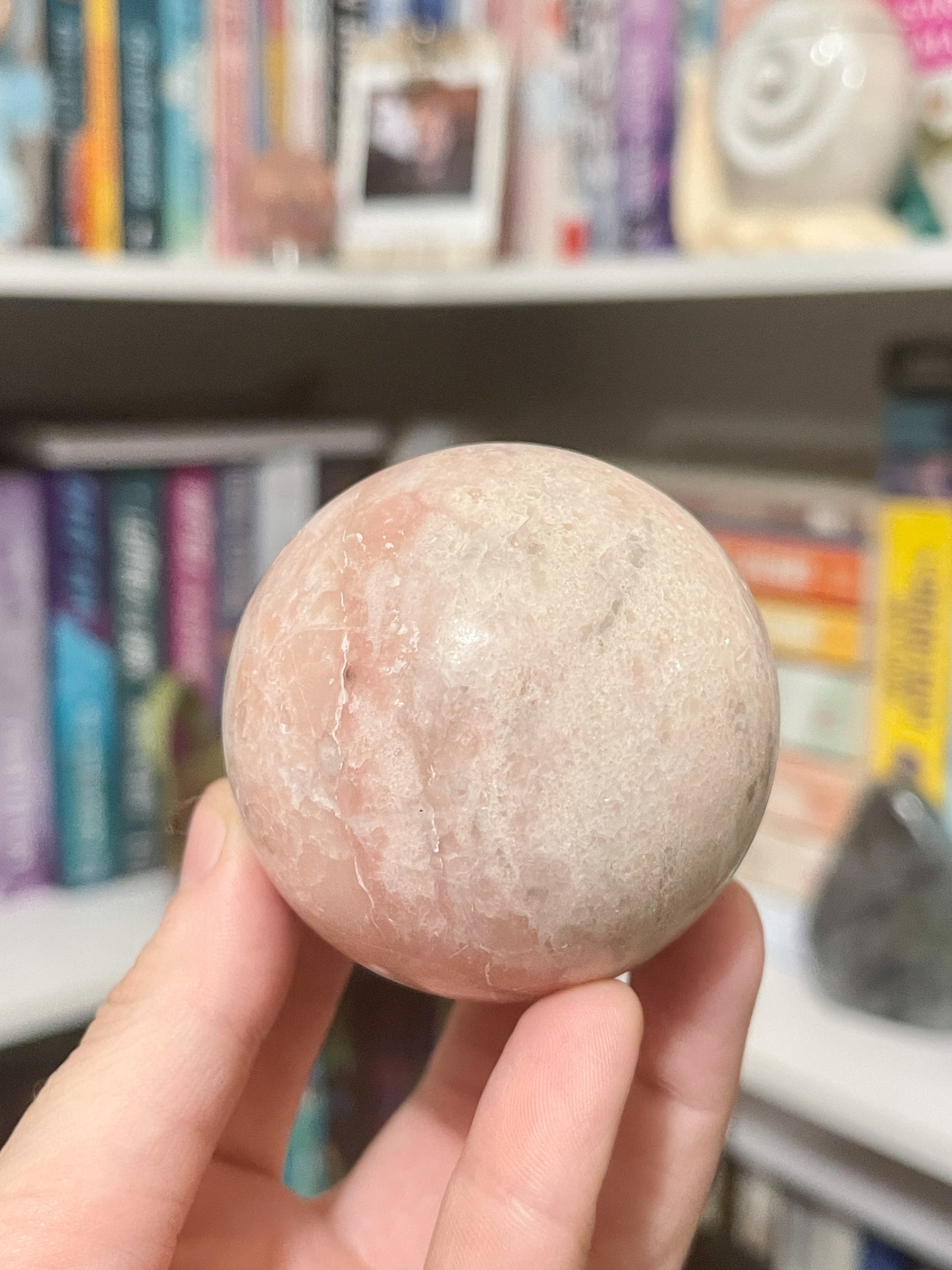 pink opal sphere