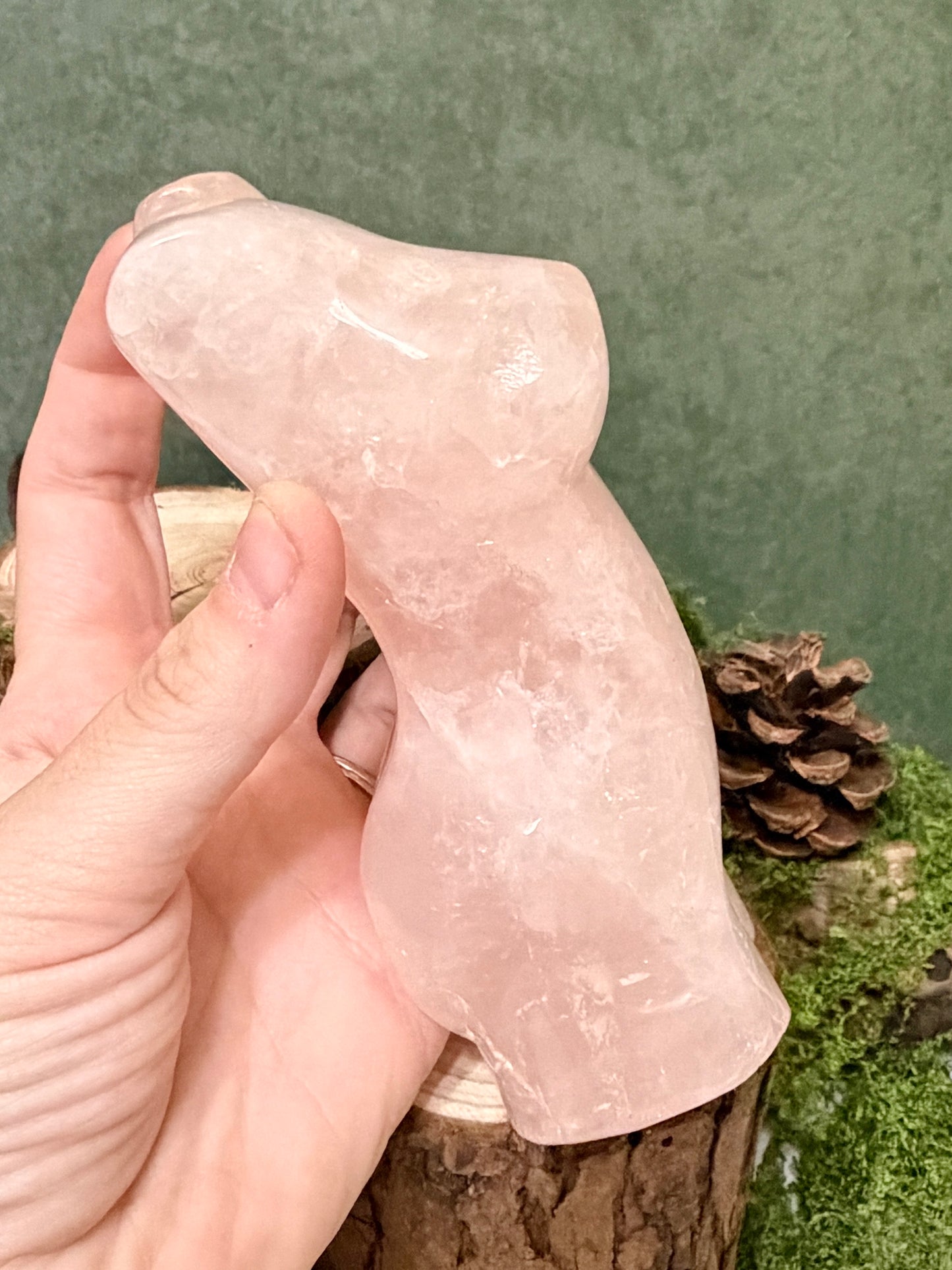MD rose quartz goddess