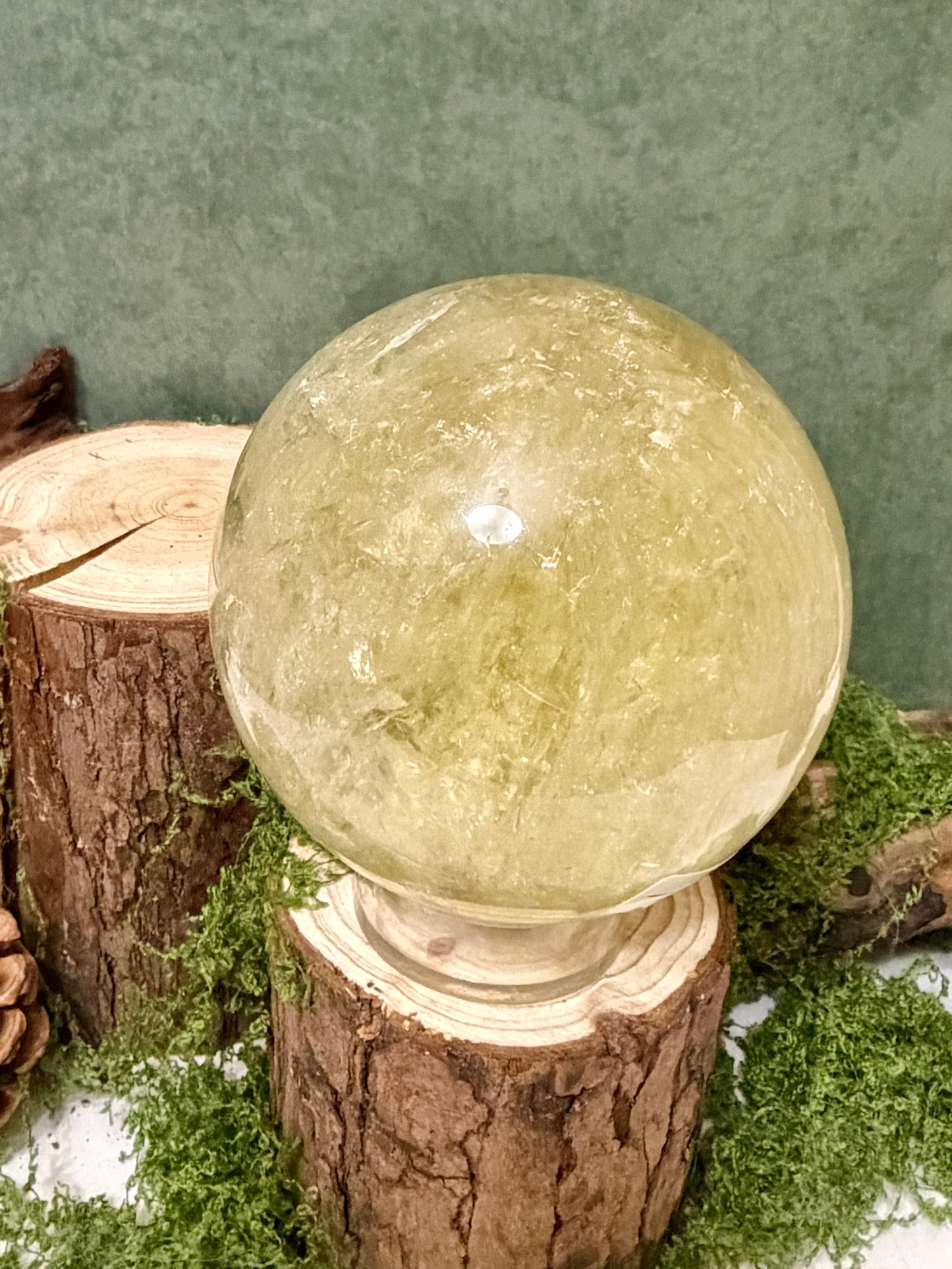 XL citrine sphere