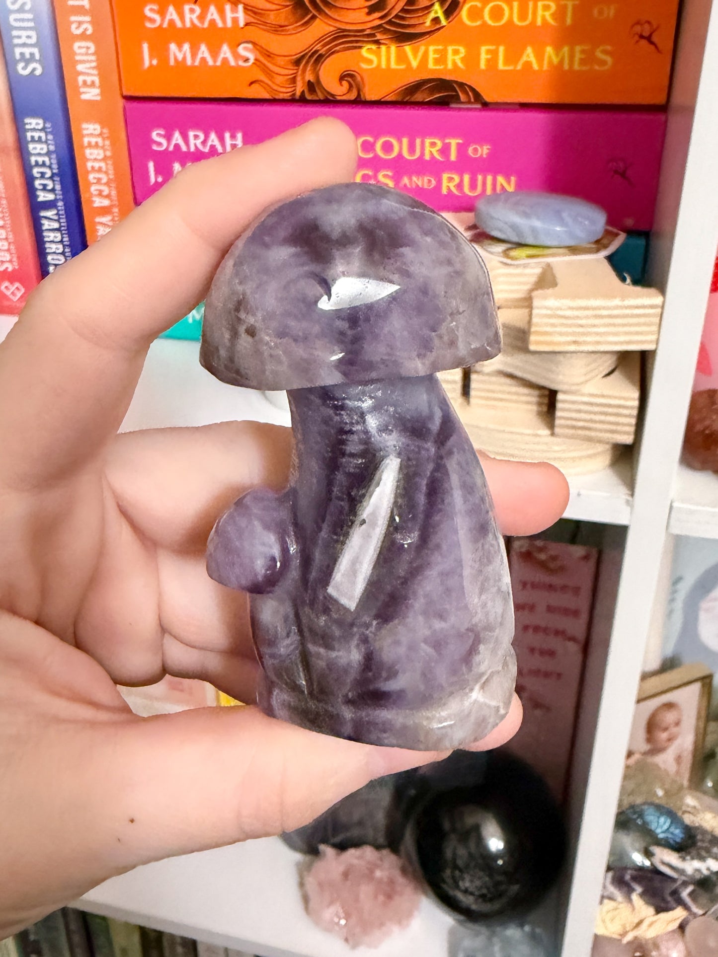 light purple amethyst mushroom cluster