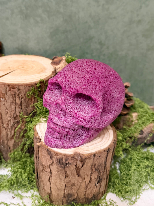 raw ruby skull