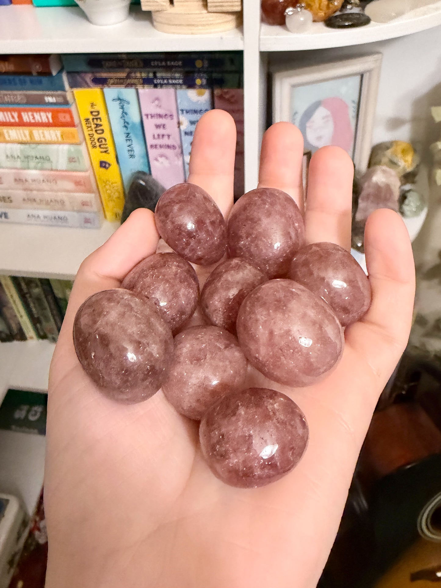 strawberry quartz tumbles