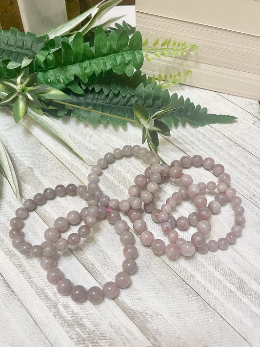 purple rose quartz bracelets