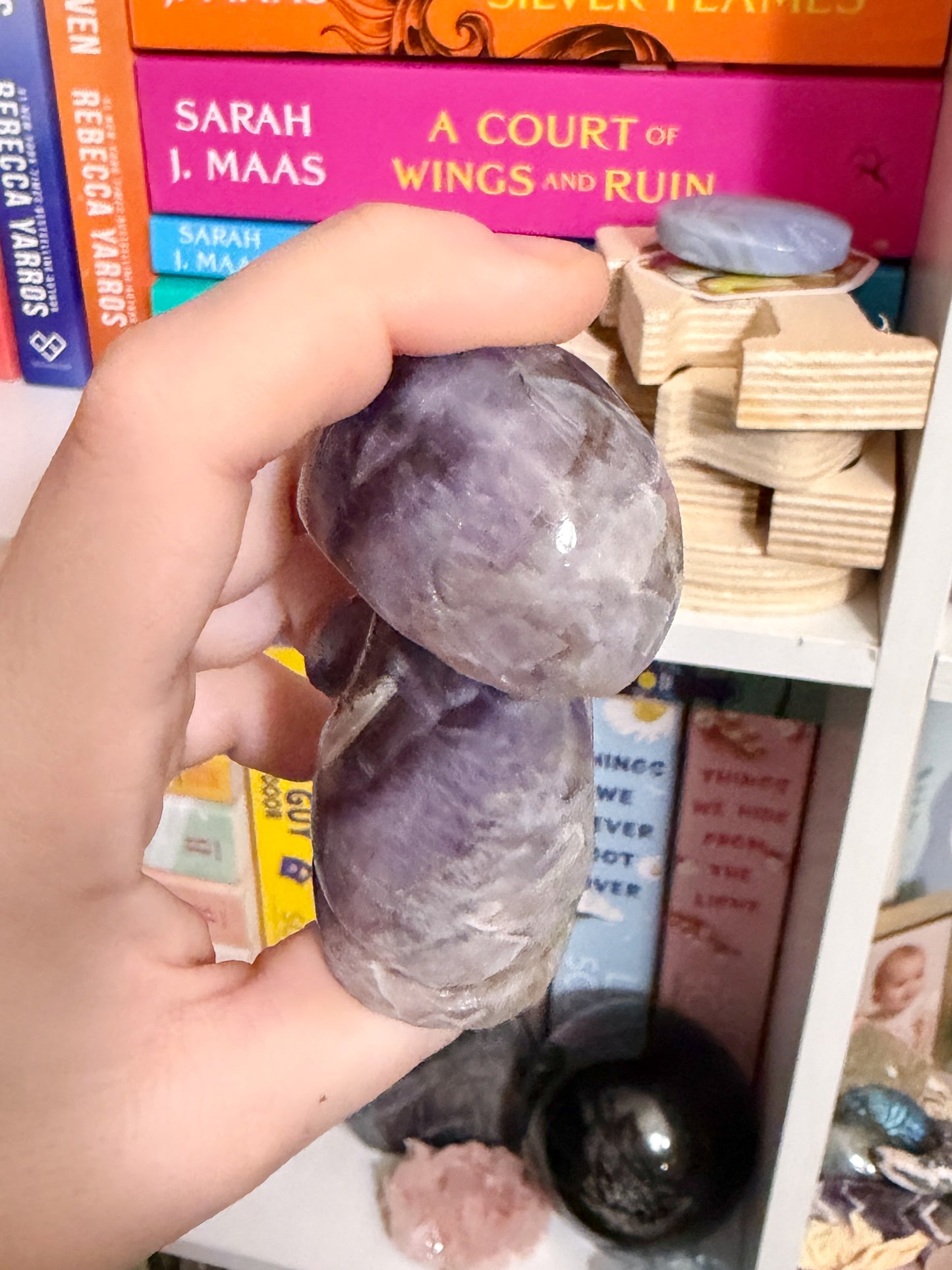 light purple amethyst mushroom cluster