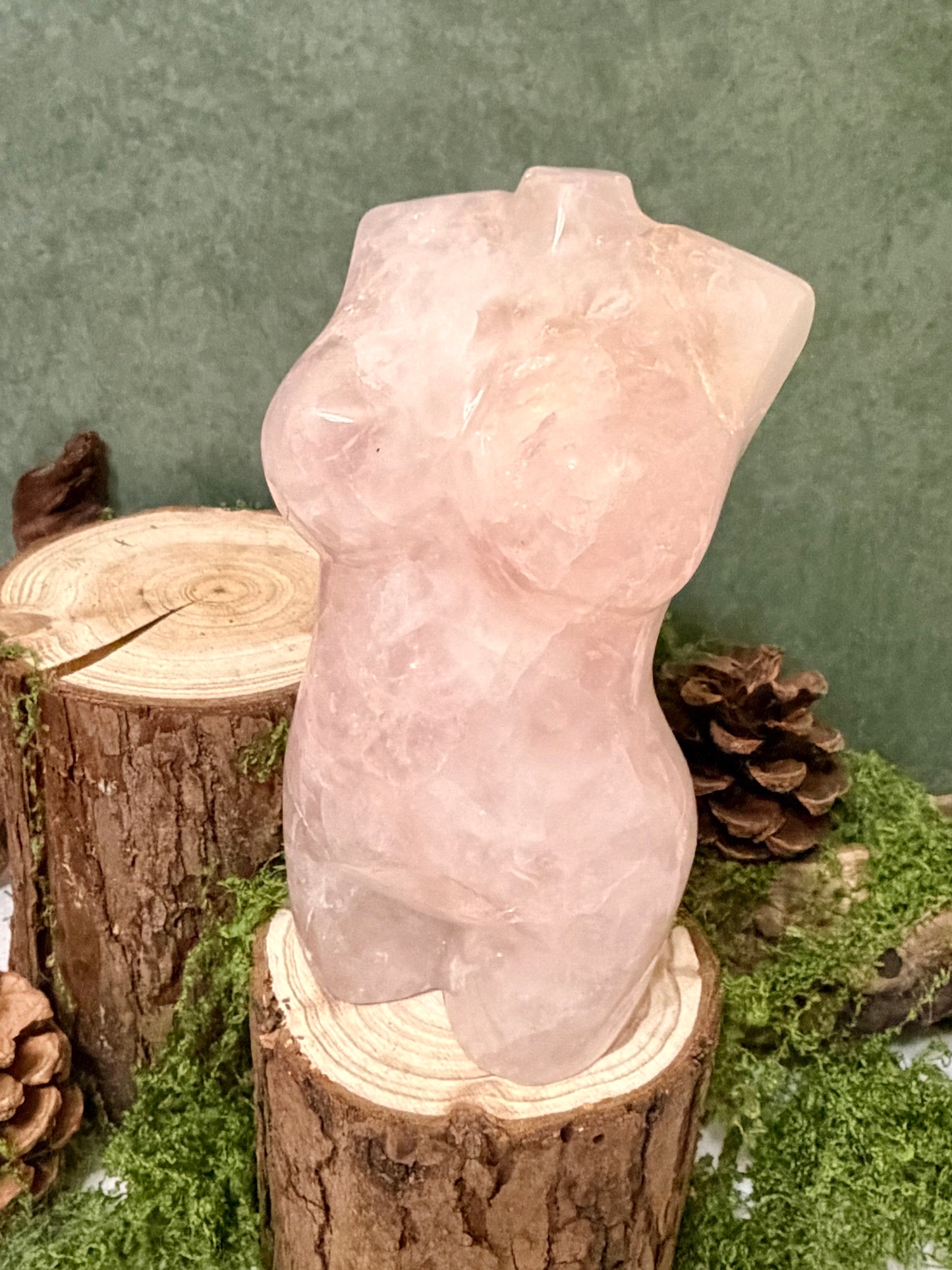 MD rose quartz goddess