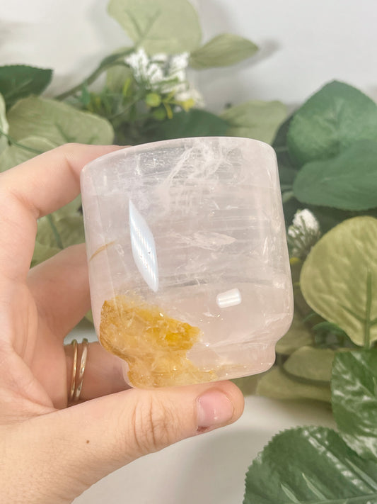 rose quartz tea cups