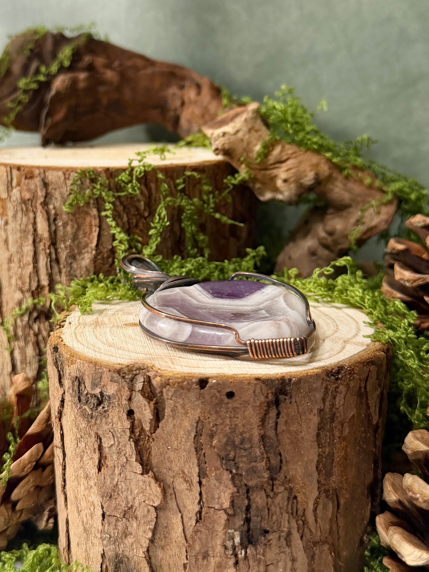 worry stone pendants